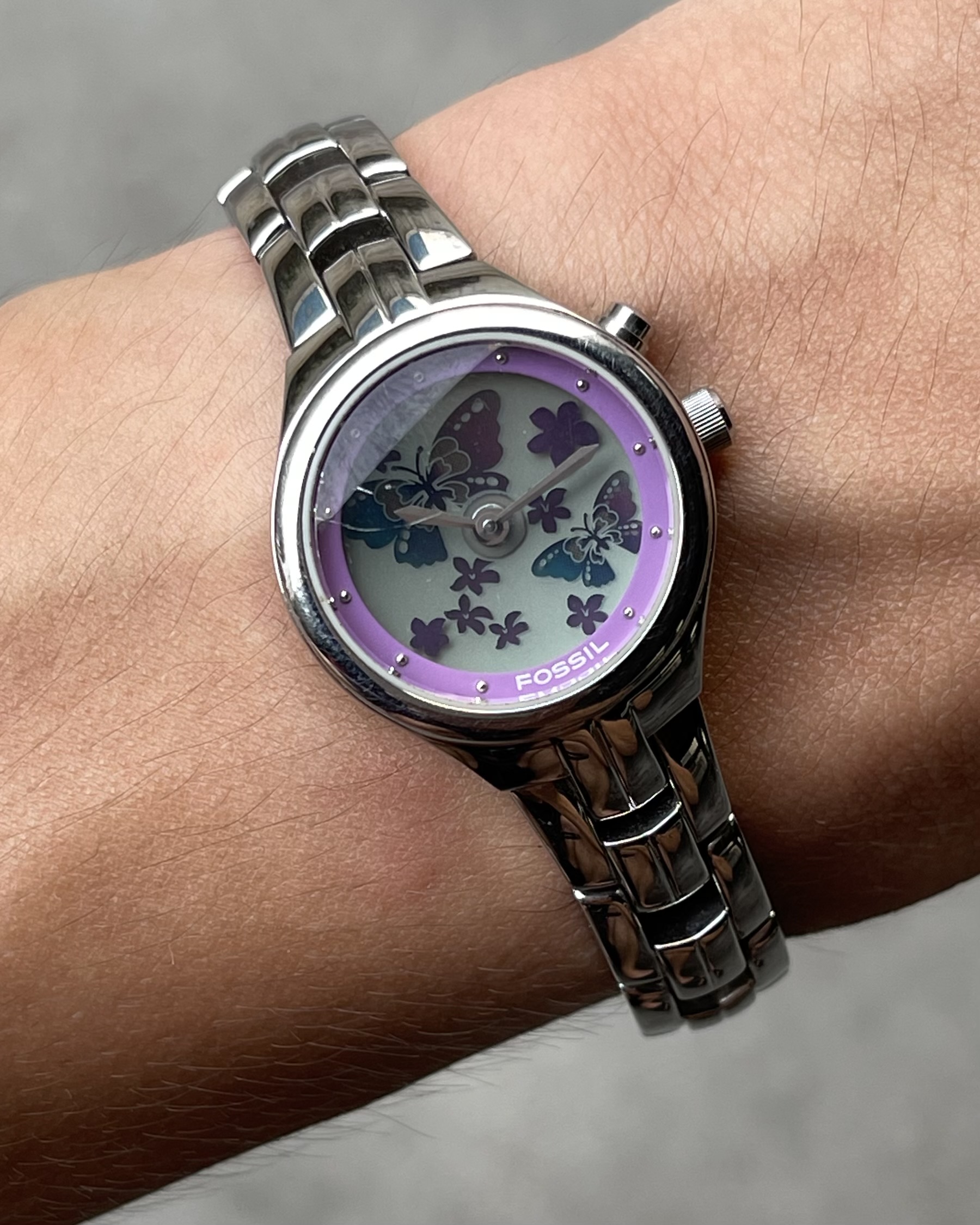 FOSSIL BIC TIC PURPLE BUTTERFLY | Artizen Store