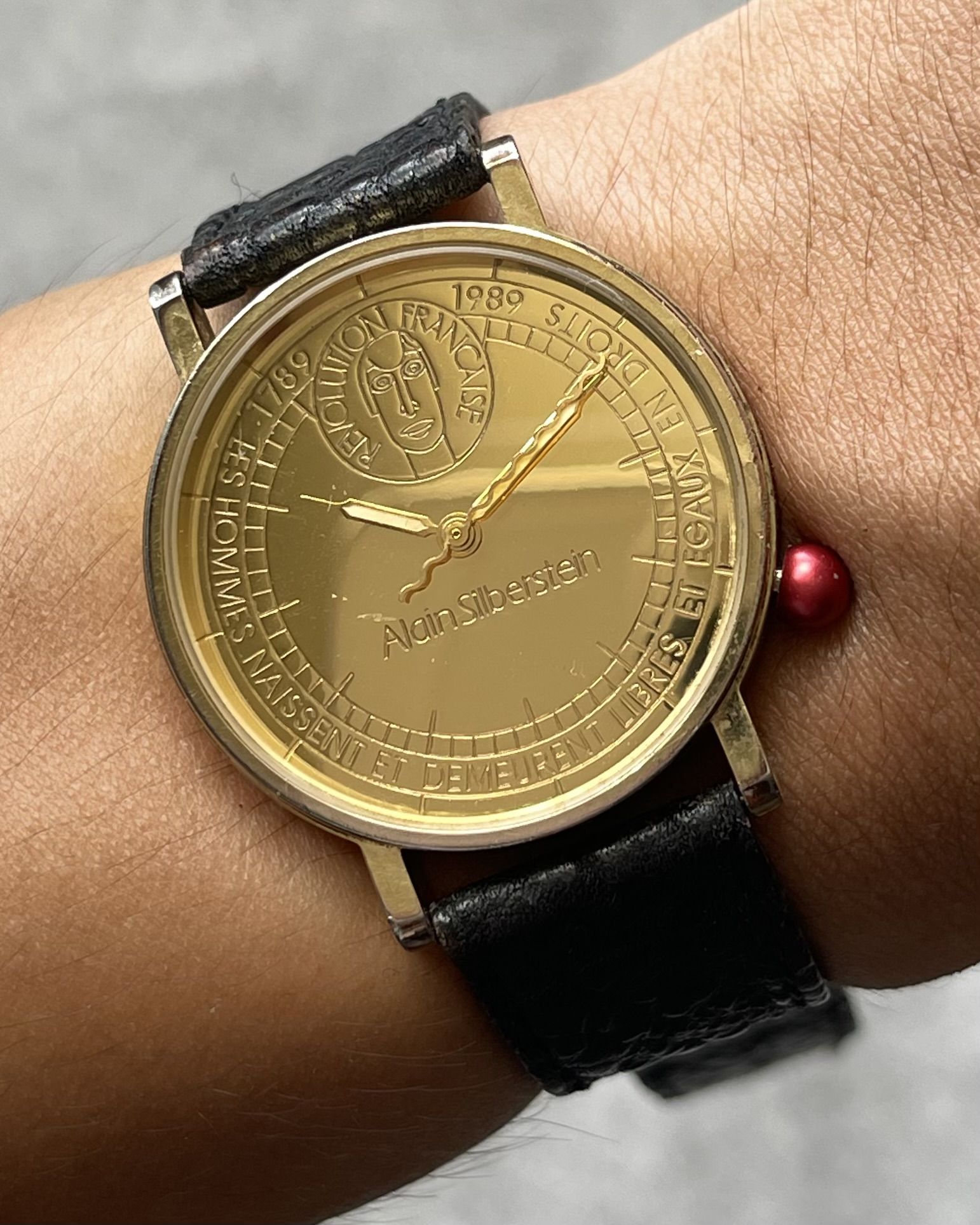 ALAIN SILBERSTEIN REVOLUTION FRANCAISE VINTAGE QUARTZ WATCH