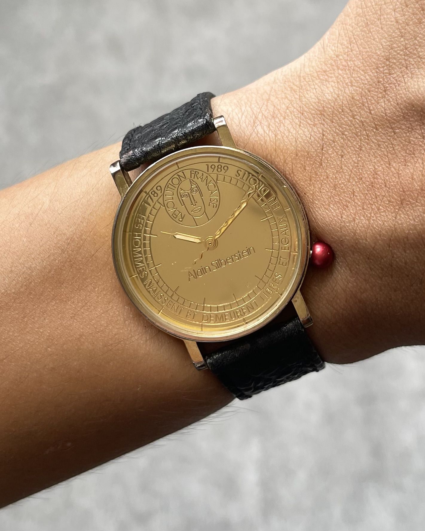 ALAIN SILBERSTEIN REVOLUTION FRANCAISE VINTAGE QUARTZ WATCH