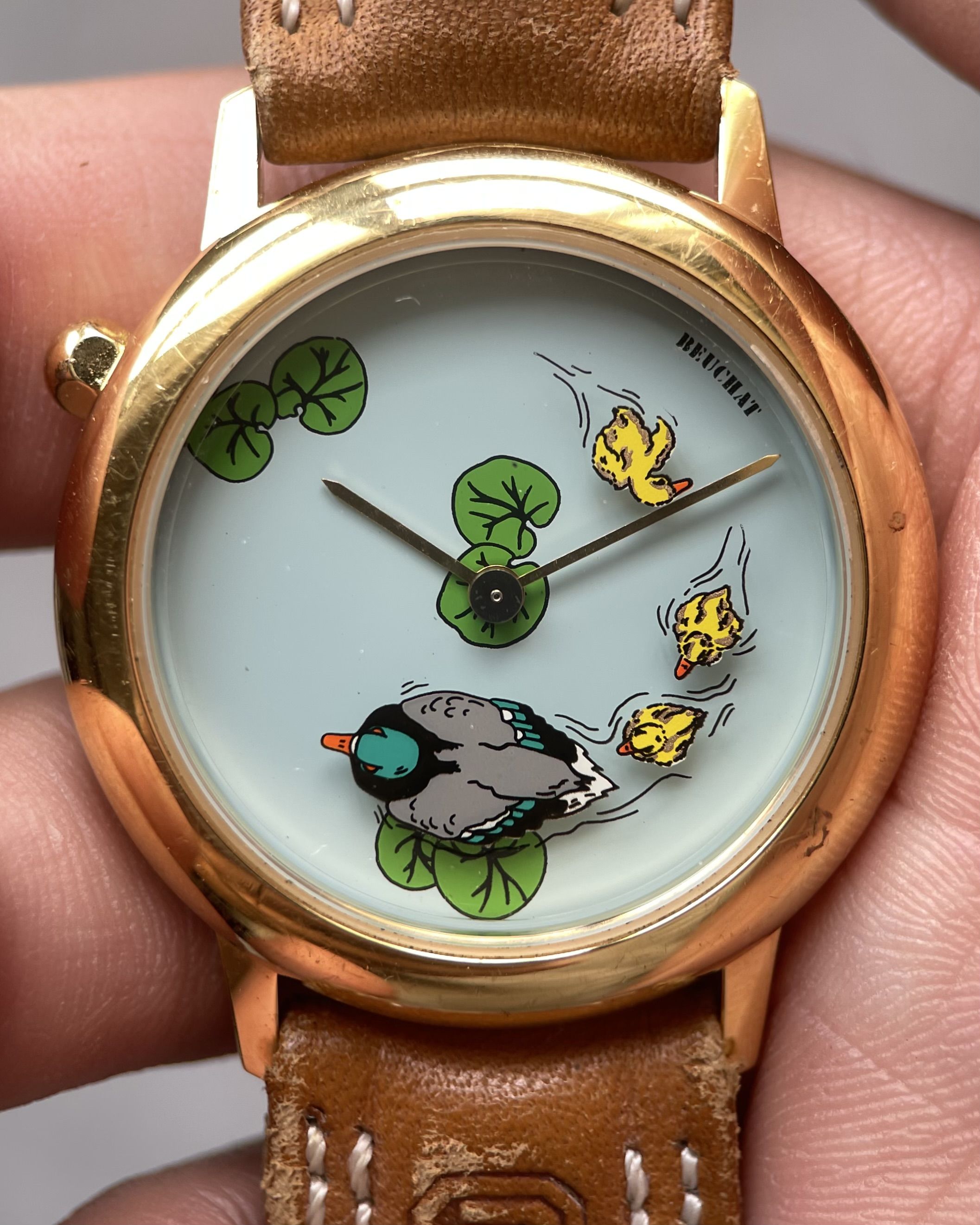 BEUCHAT DUCK FAMILY VINTAGE QUARTZ WATCH 