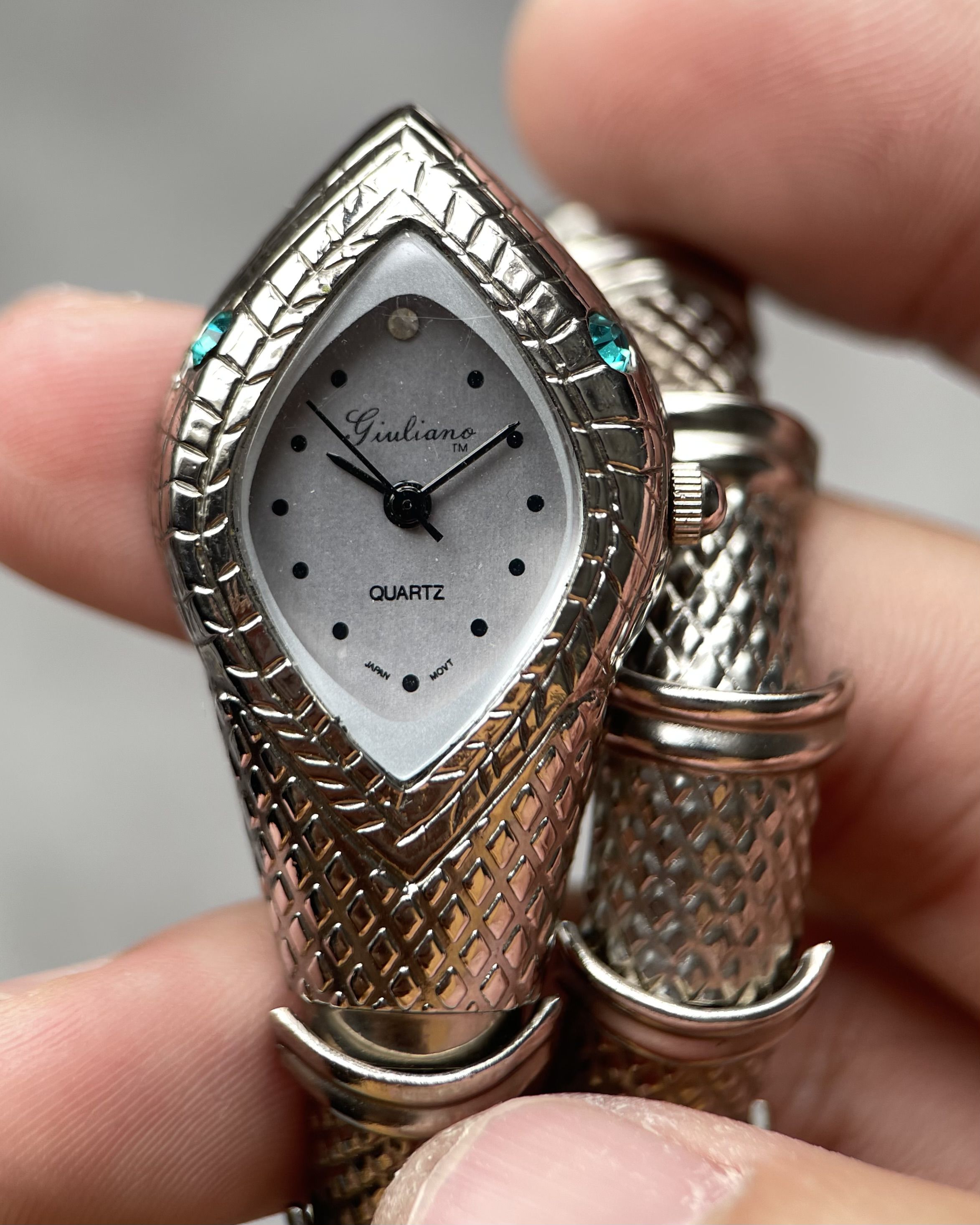 GIULIANO SNAKE VINTAGE QUARTZ WATCH 
