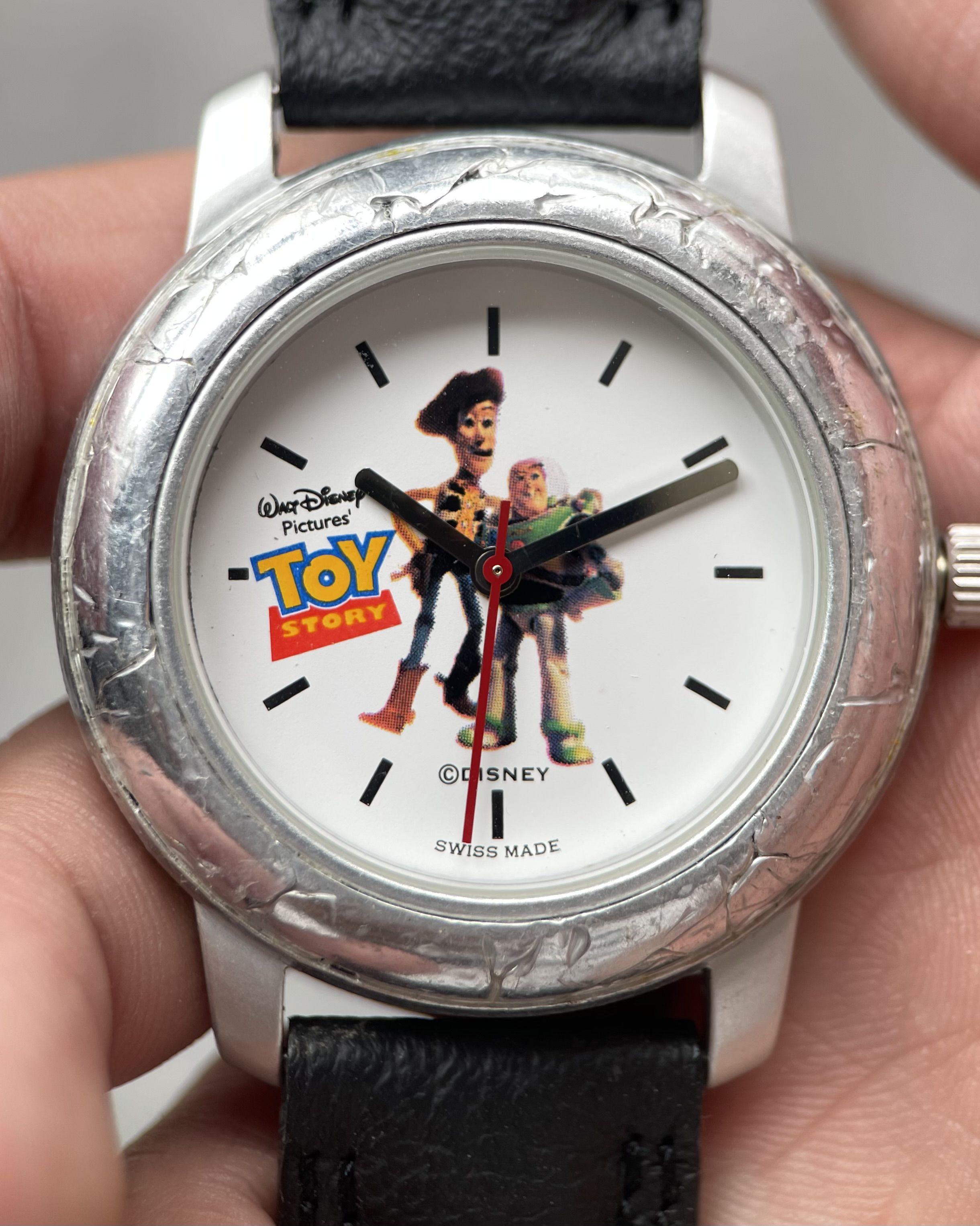 CRASH RECYCLE TOY STORY WOODY & BUZZ VINTAGE QUARTZ WATCH CRASH RECYCLE TOY STORY WOODY & BUZZ VINTAGE QUARTZ WATCH