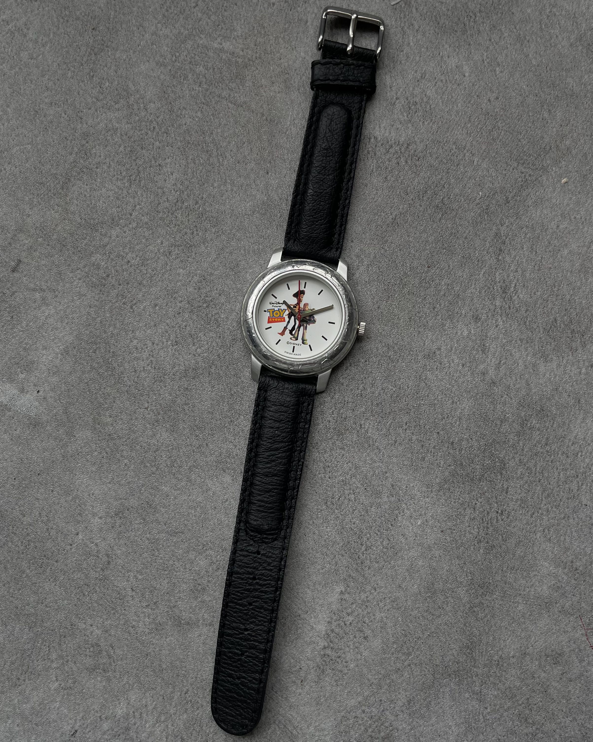 CRASH RECYCLE TOY STORY WOODY & BUZZ VINTAGE QUARTZ WATCH