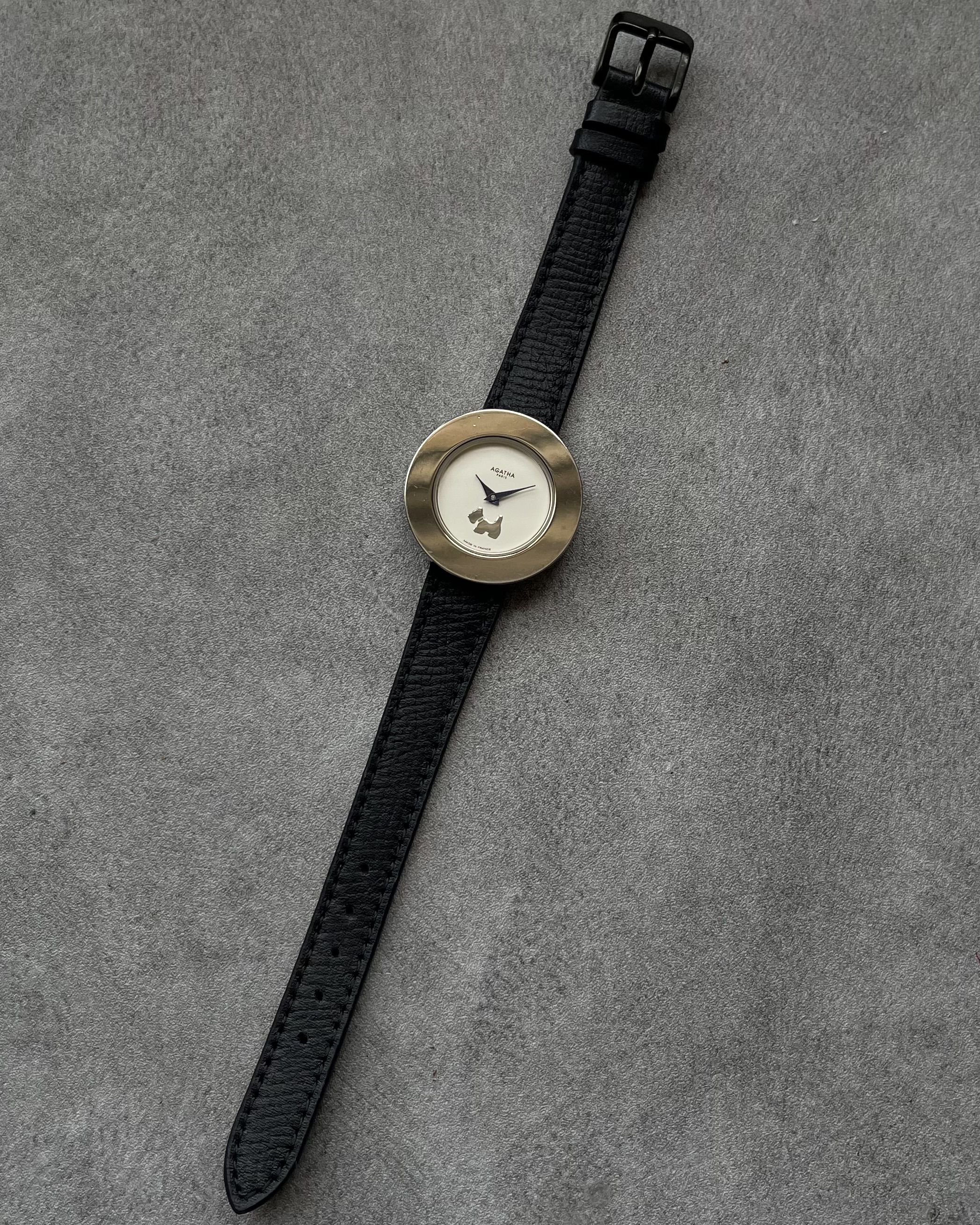 AGATHA PARIS DOG MOTIF VINTAGE QUARTZ WATCH | Artizen Store