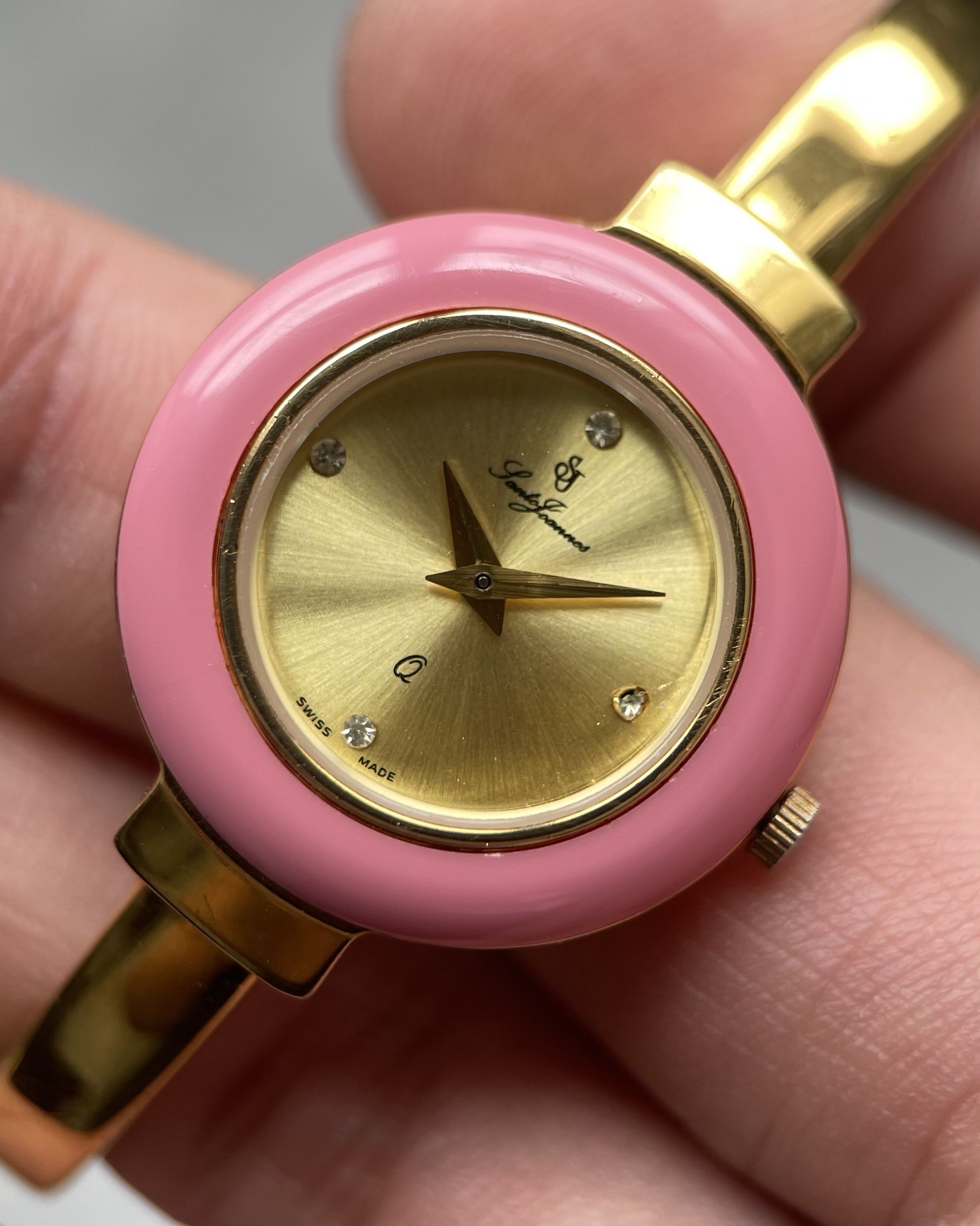 SANTO JOANNES INTERCHANGEABLE BEZEL SWISS MADE VINTAGE  display picture 2