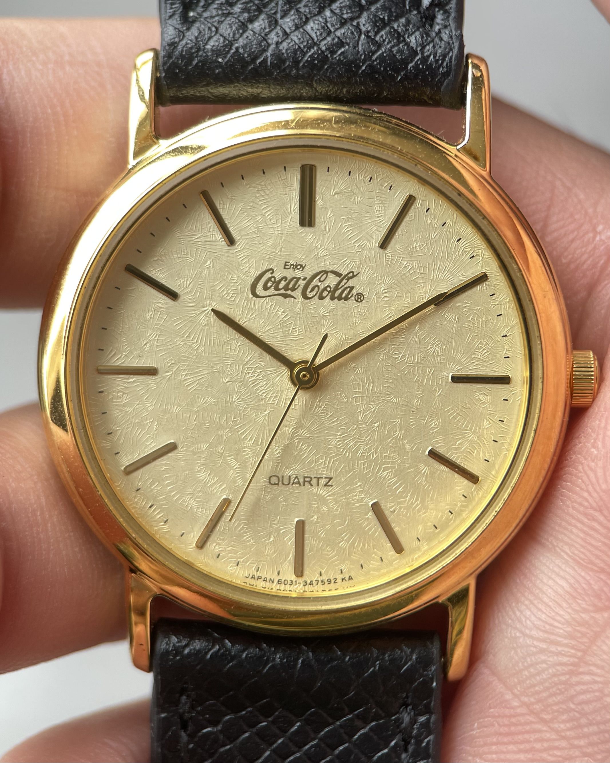 vintage quartz watch 水晶時計 Vintage 1970s Orient Watch 21 jewels 46941 chunky retro two