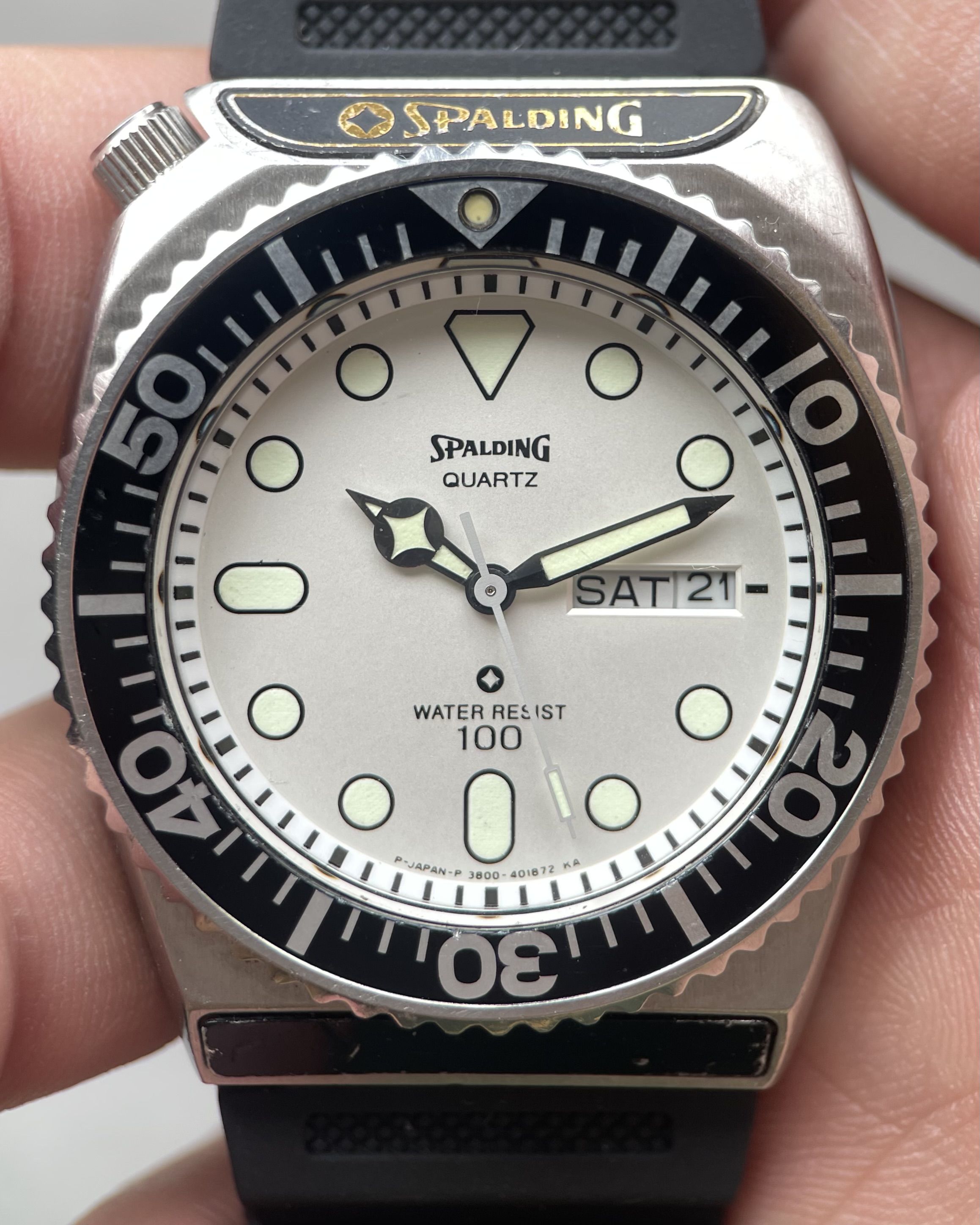 【SPALDING】CITIZEN 1408-394844 ★動作品★ レア ! CITIZEN SPALDING 1408-394844 ダイバーズ - メルカリ