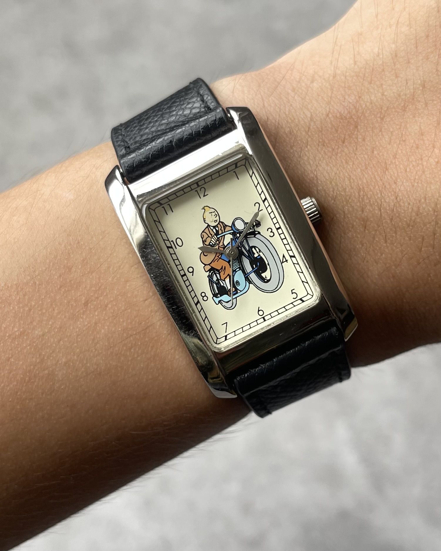 CITIME TINTIN MOTORCYCLE VINTAGE QUARTZ WATCH | Artizen Store