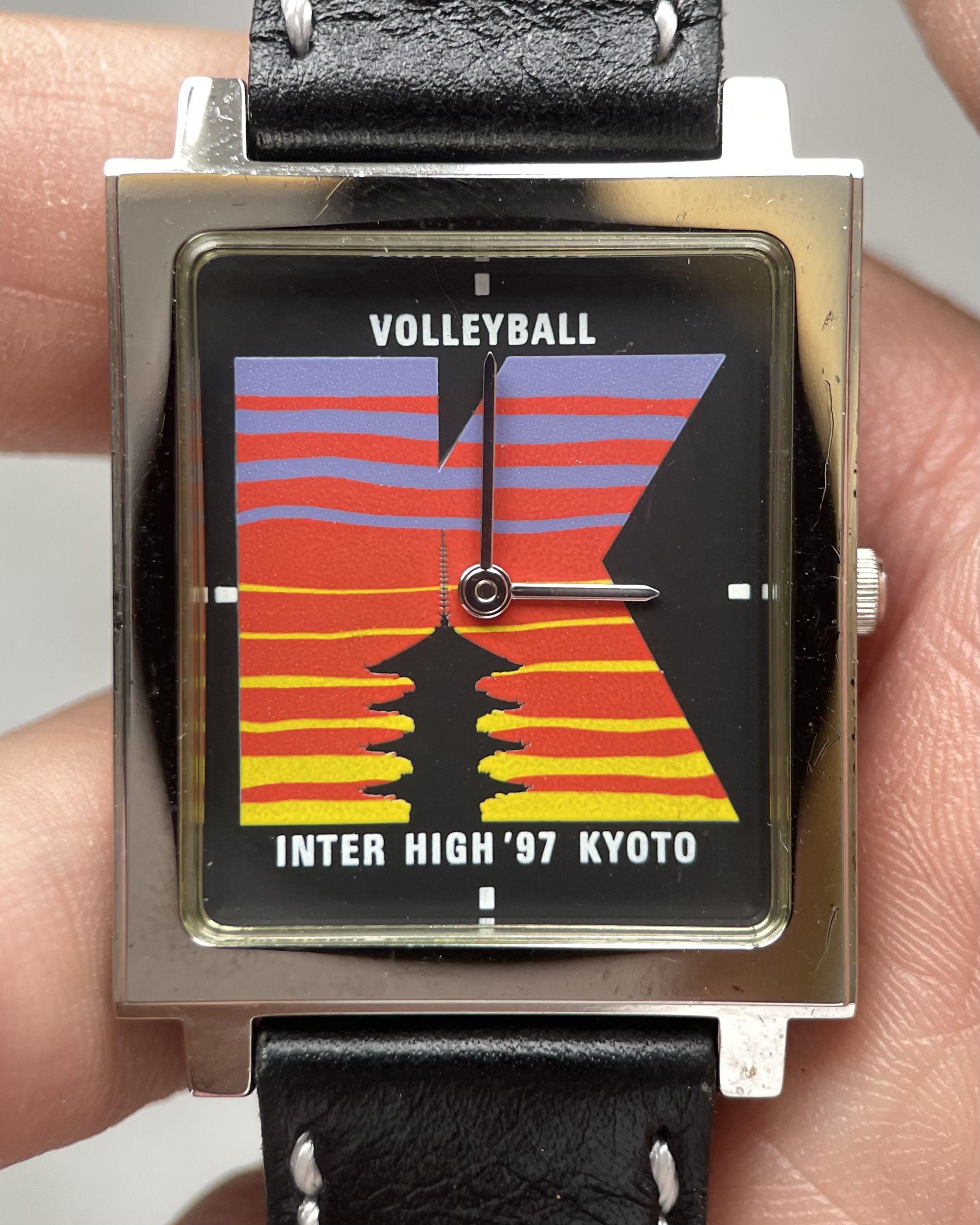 INTER HIGH ‘97 KYOTO VOLLEYBALL SUNSET VINTAGE QUARTZ WATCH