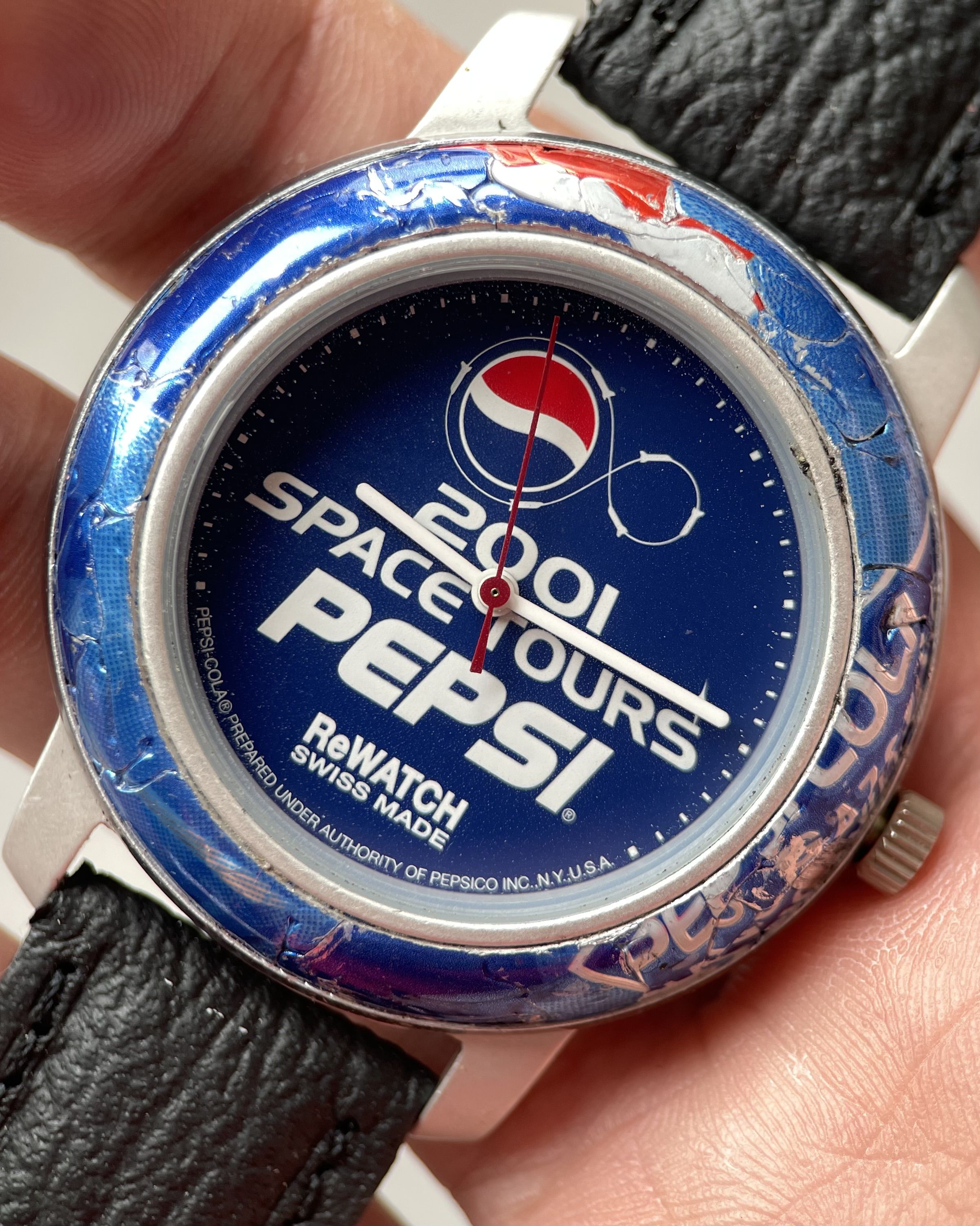 PEPSI 2001 SPACE TOURS REWATCH SWISS MADE VINTAGE QUARTZ WATCH