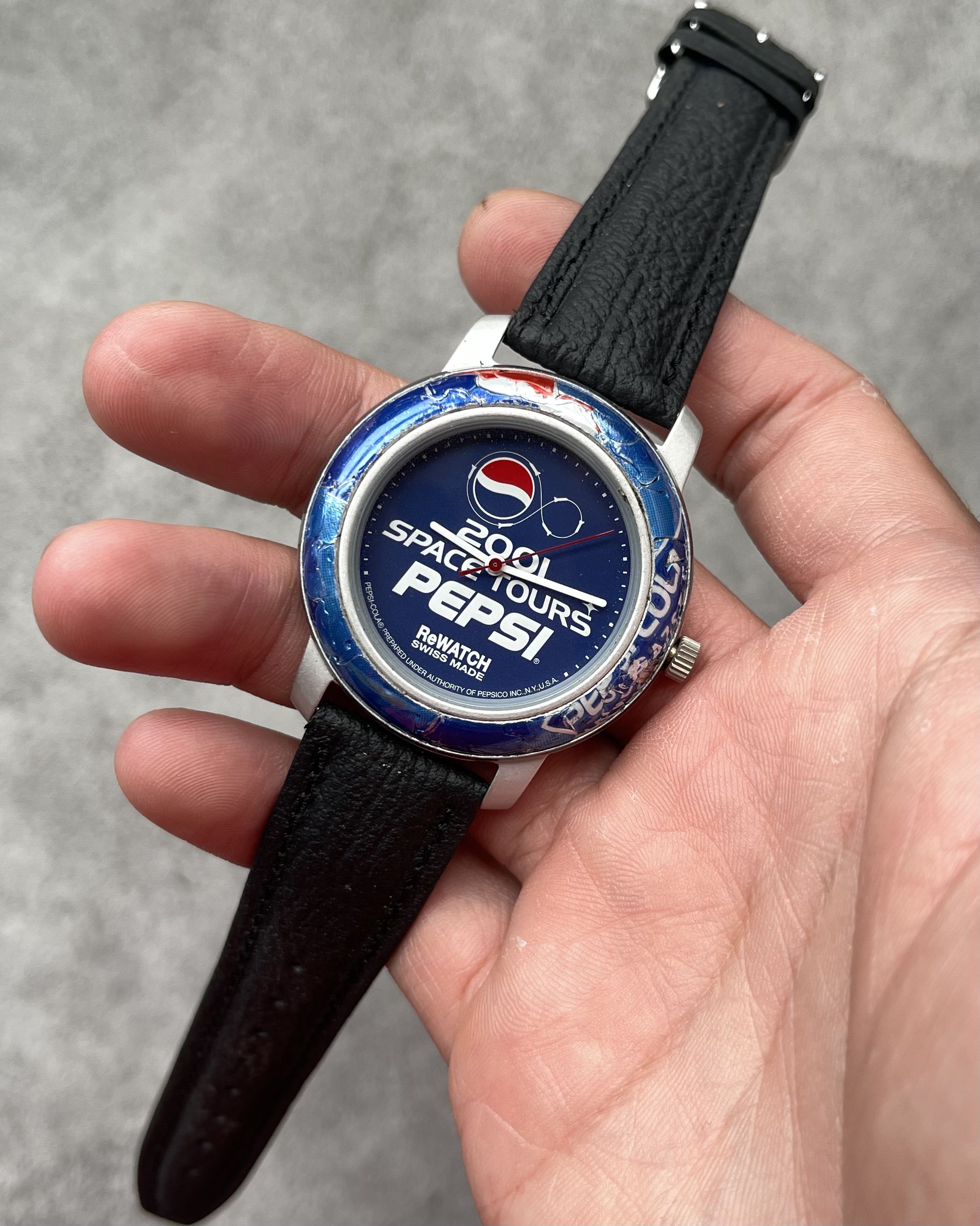 PEPSI 2001 SPACE TOURS REWATCH SWISS MADE VINTAGE QUARTZ WATCH