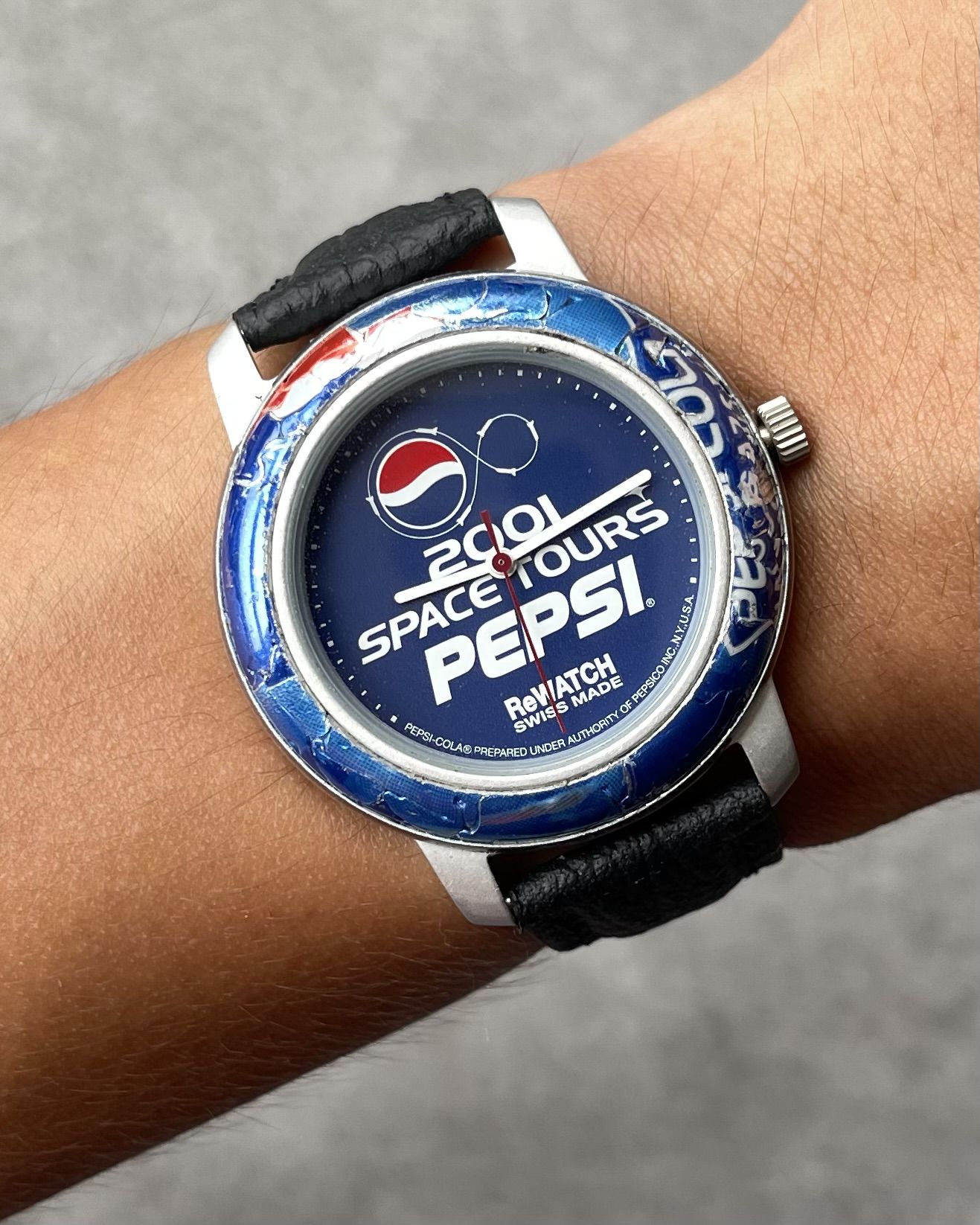 【XL】ボカ・ジュニアーズ 01/03 アウェイ PEPSI アルゼンチン製 PEPSI 2001 SPACE TOURS REWATCH SWISS MADE VINTAGE QUARTZ WATCH
