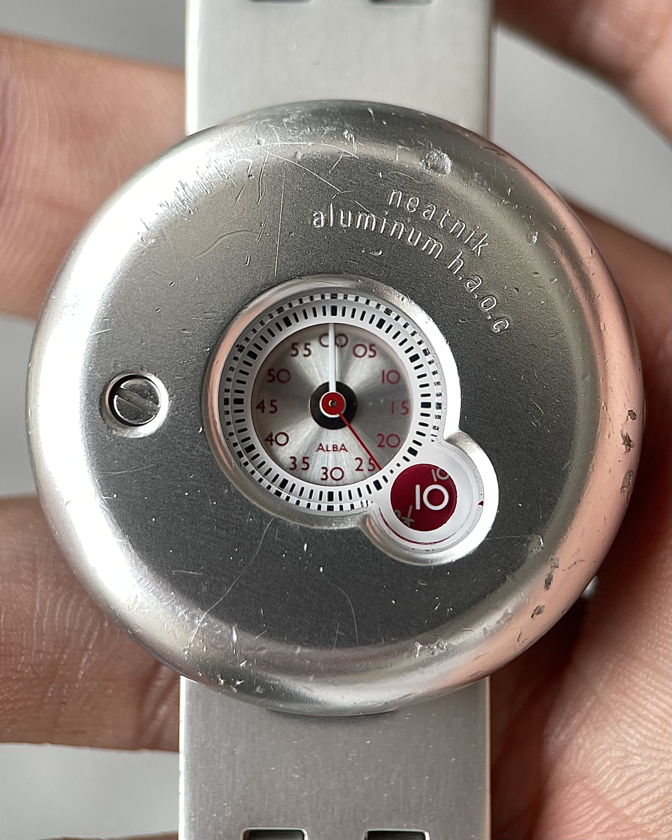 SEIKO ALBA NEATNIK INDUSTRIAL DESIGN VINTAGE QUARTZ WATCH