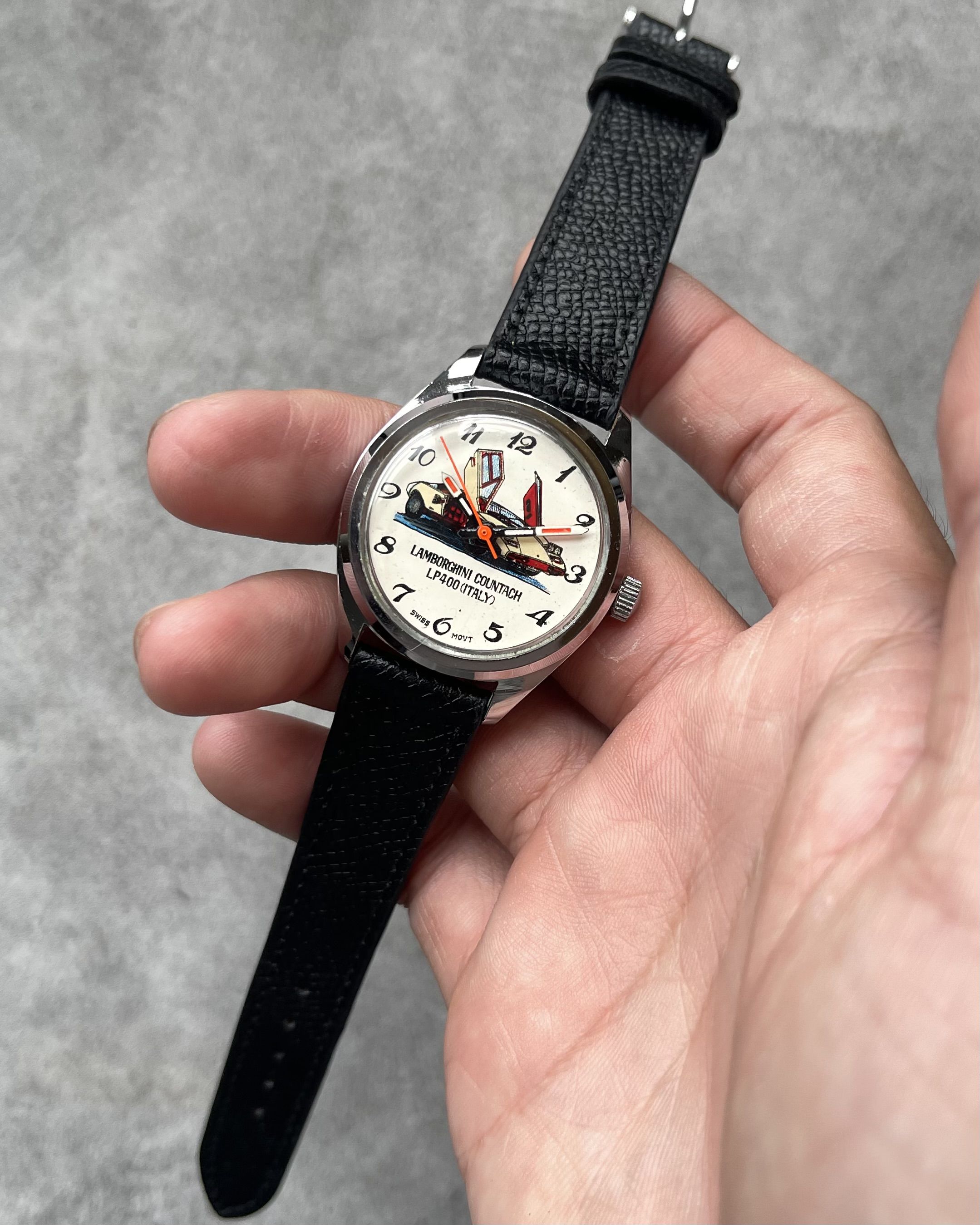 LAMBORGHINI COUNTACH LP400 MANUAL WINDING VINTAGE WATCH | Artizen