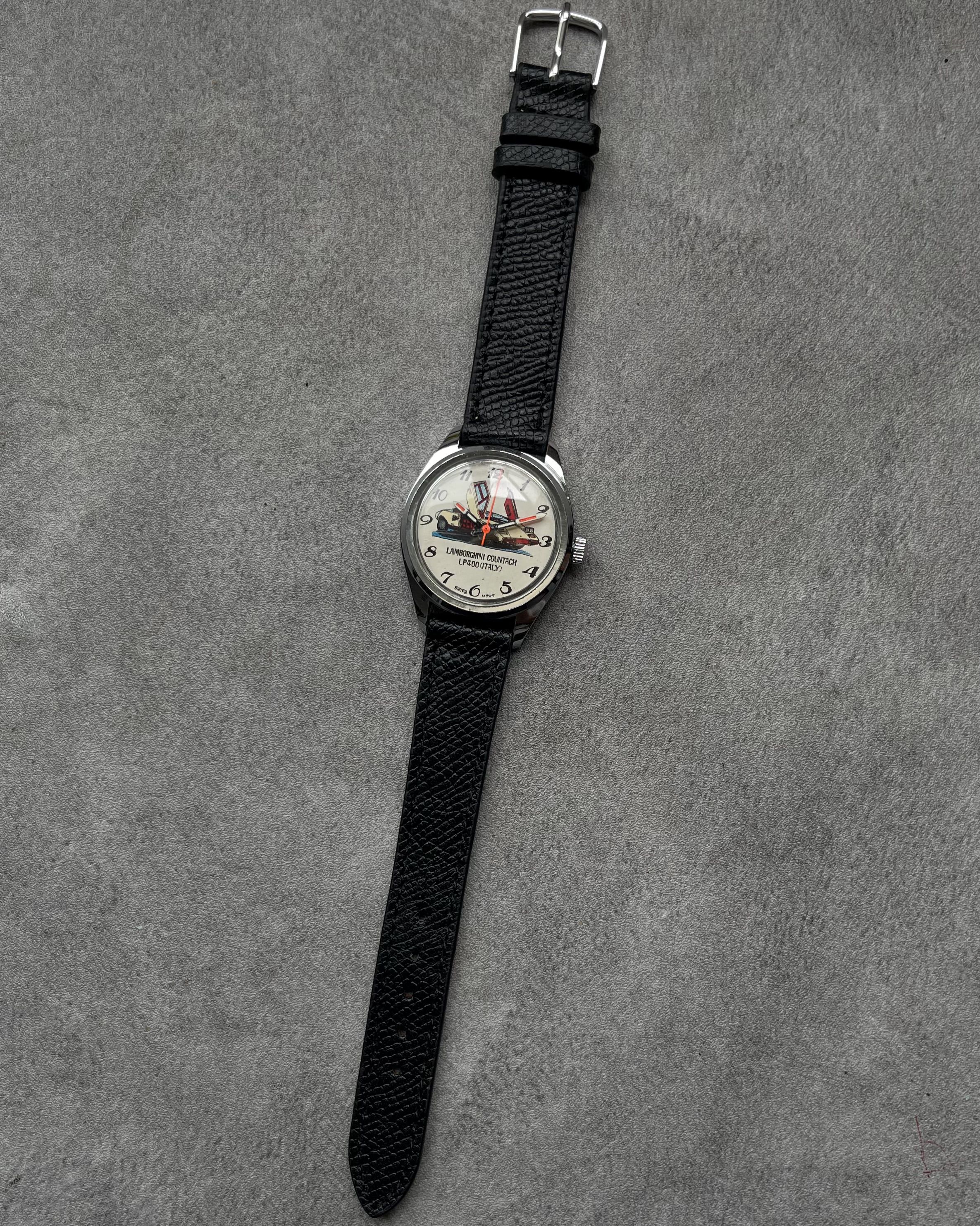 LAMBORGHINI COUNTACH LP400 MANUAL WINDING VINTAGE WATCH | Artizen
