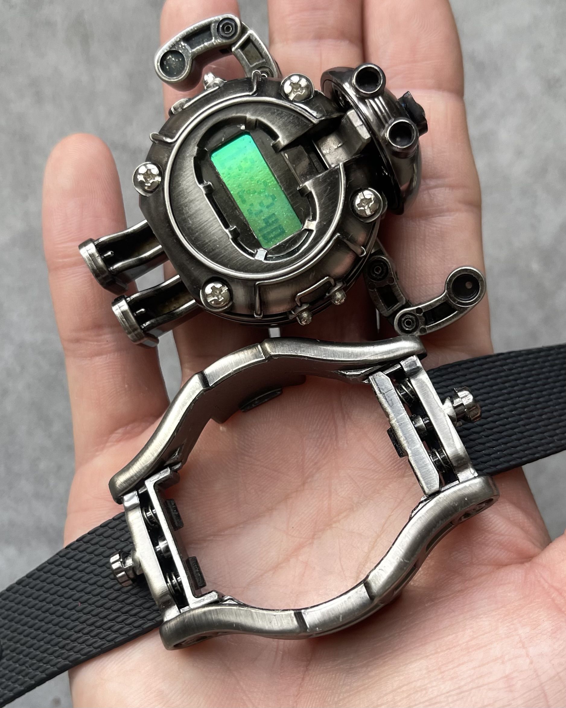 1998 BANDAI TOKIMA STEAM HEAD ROBOT DIGITAL WATCH | Artizen Store