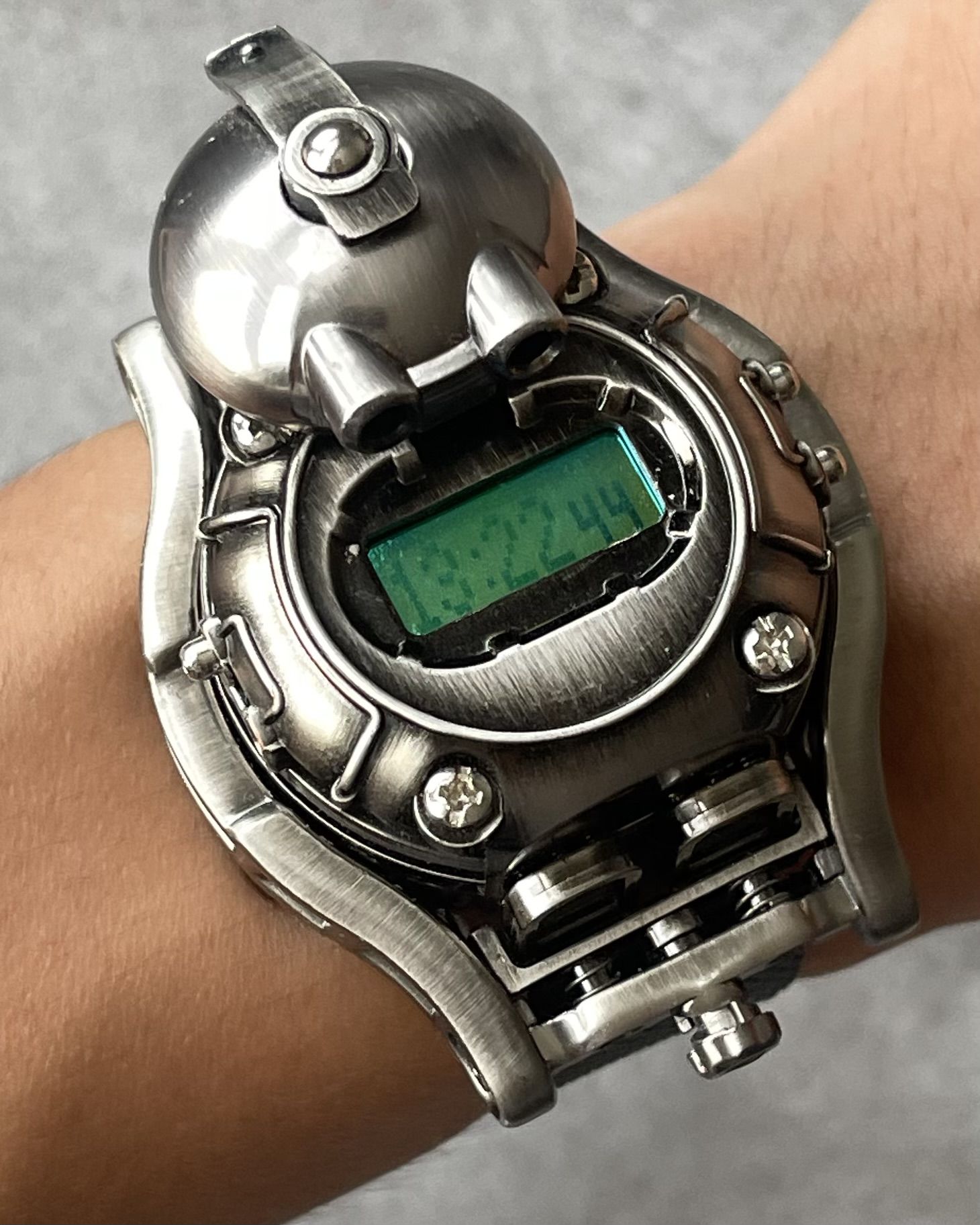 【希少】BANDAI TOKIMA ロボットウォッチ 1998デジタル腕時計 1998 BANDAI TOKIMA STEAM HEAD ROBOT DIGITAL WATCH | Artizen Store