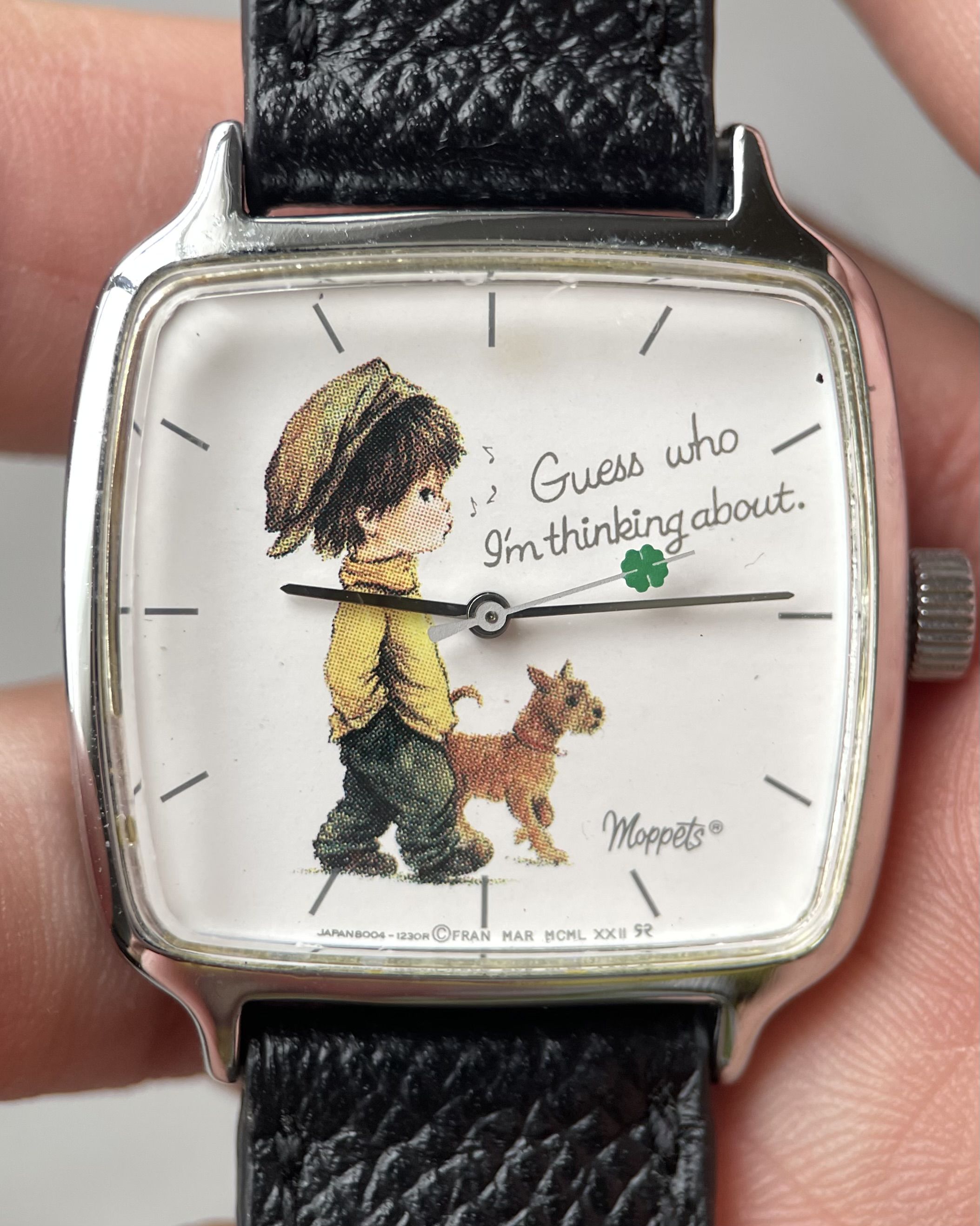 MOPPETS GUESS WHO I’M THINKING ABOUT MANUAL WINDING VINTAGE WATCH