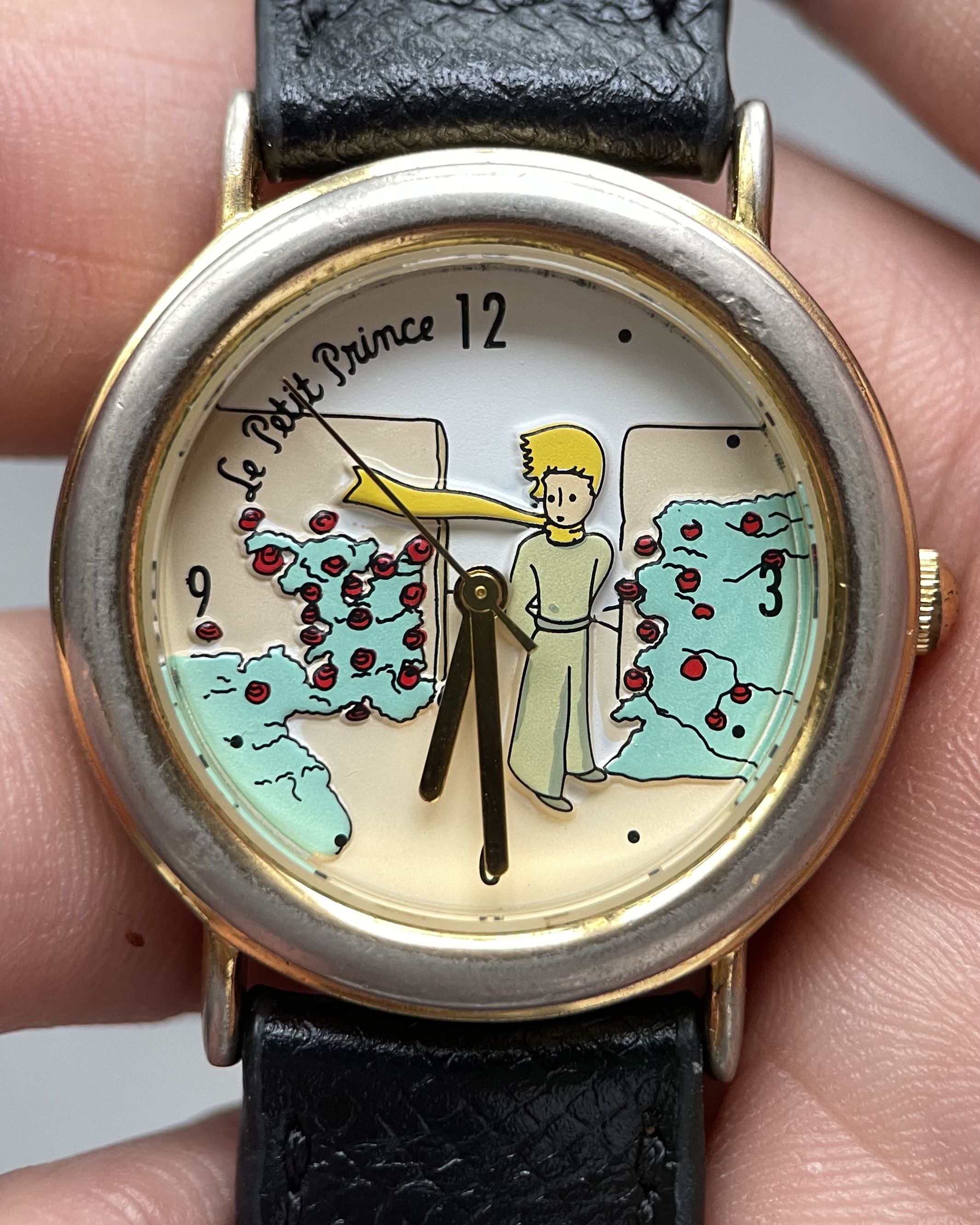 LE PETIT PRINCE ROSE GARDEN 1998 VINTAGE QUARTZ WATCH 