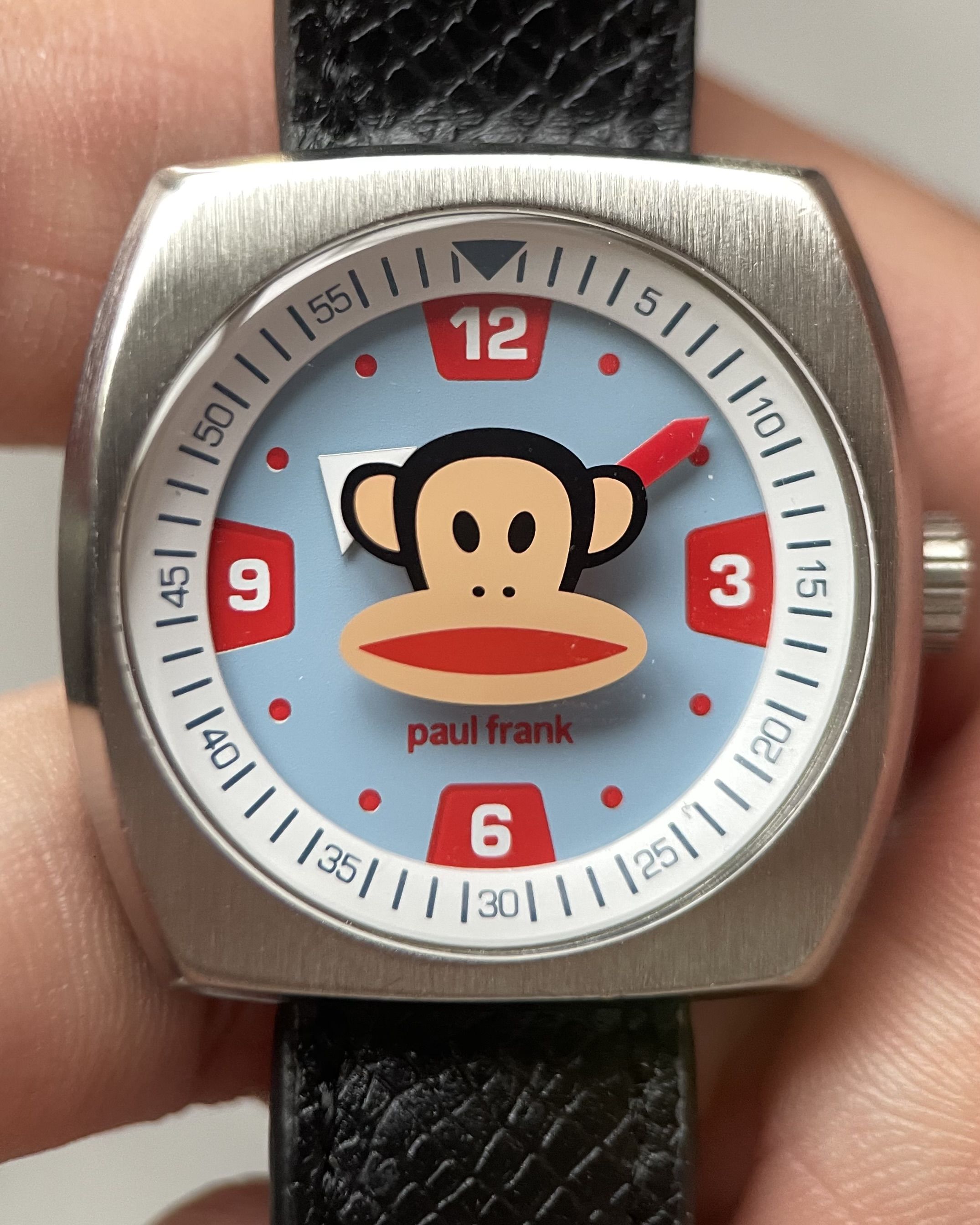PAUL FRANK JULIUS THE MONKEY VINTAGE QUARTZ WATCH 