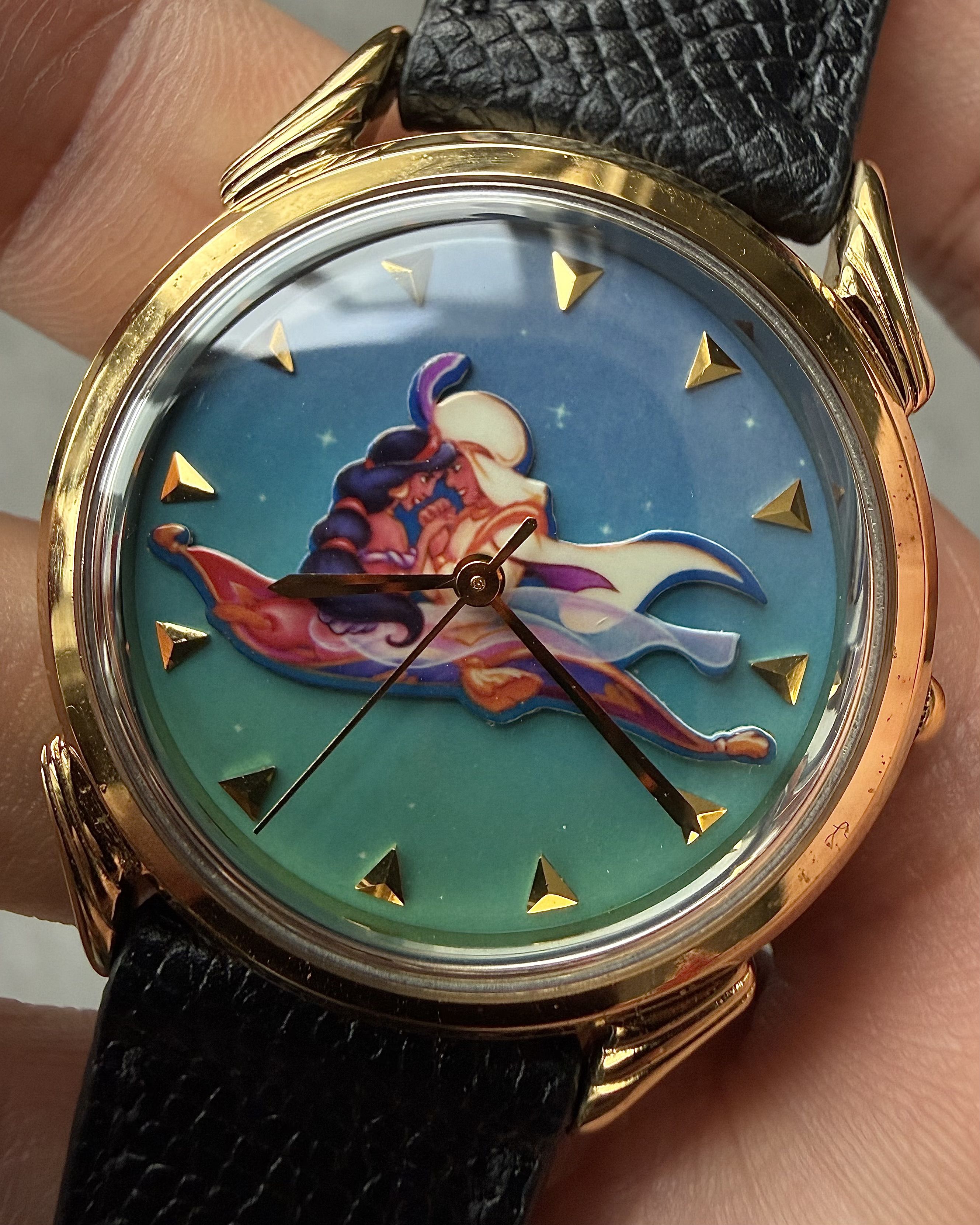 DISNEY ALADDIN MAGIC CARPET RIDE VINTAGE QUARTZ WATCH | Artizen Store DISNEY ALADDIN MAGIC CARPET RIDE VINTAGE QUARTZ WATCH | Artizen Store