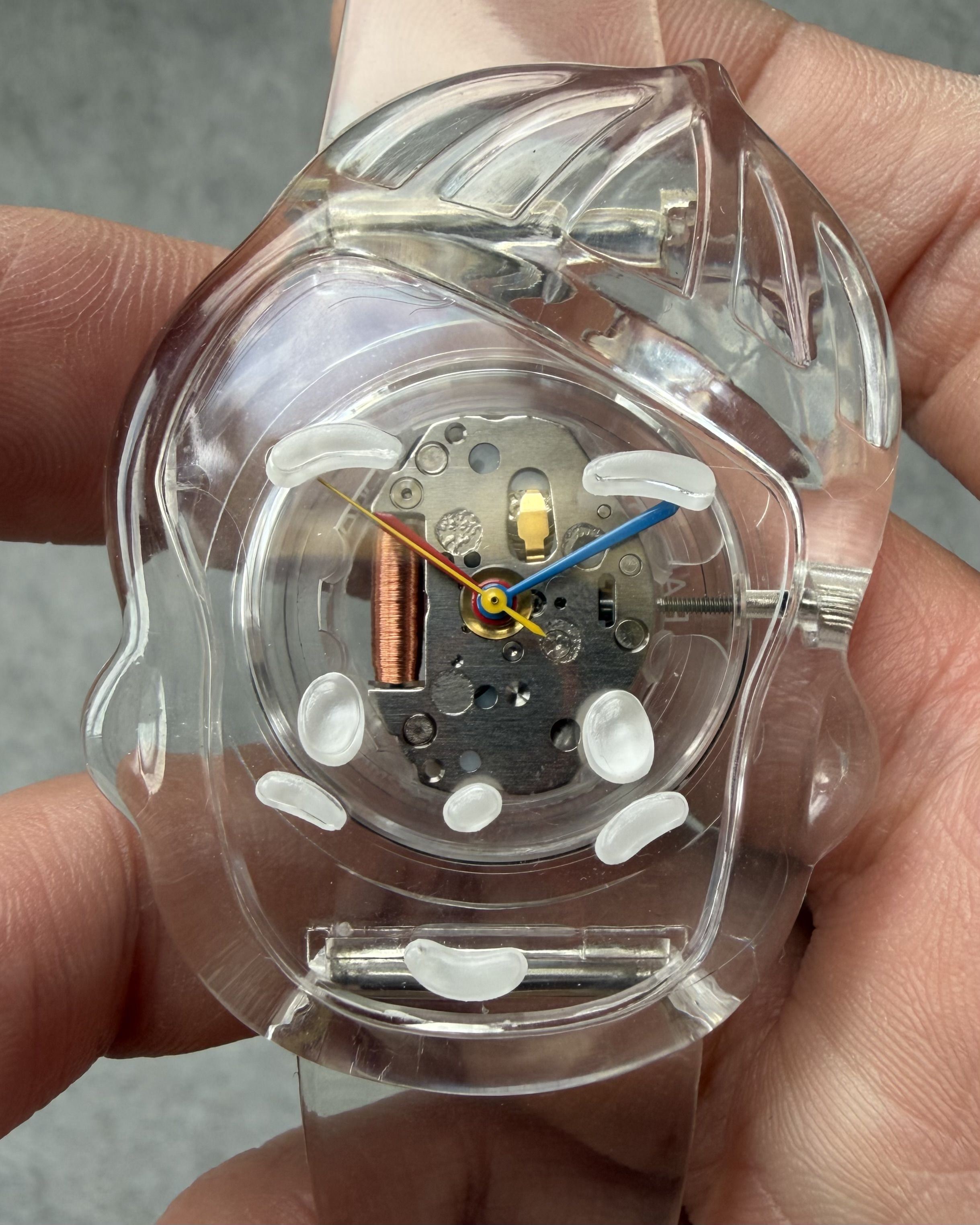 BABY-STAR SKELETON FACE VINTAGE QUARTZ WATCH