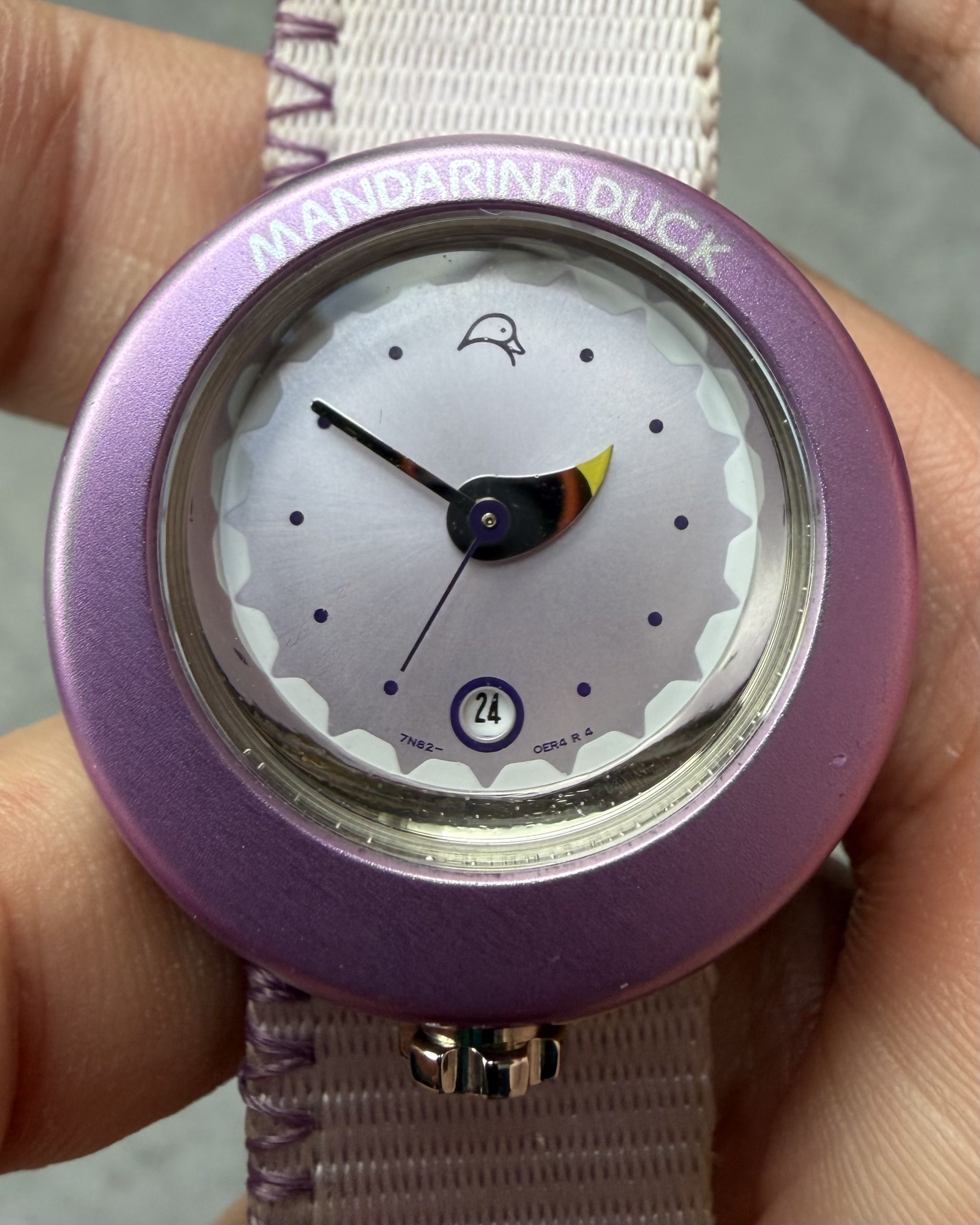 MANDARINA DUCK LILAC DUCK-MARKER VINTAGE QUARTZ WATCH