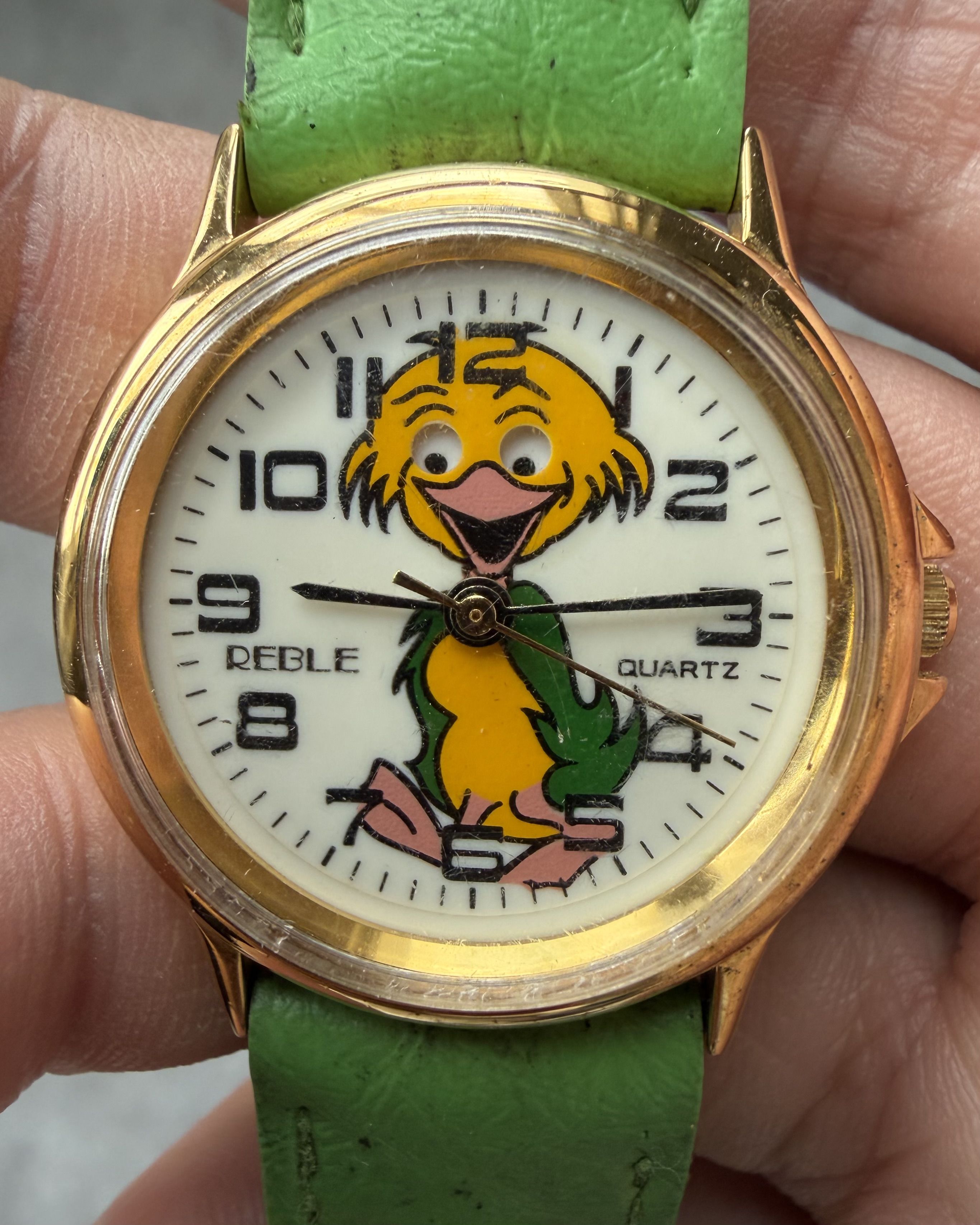 REBLE QUACKING DUCK VINTAGE QUARTZ WATCH