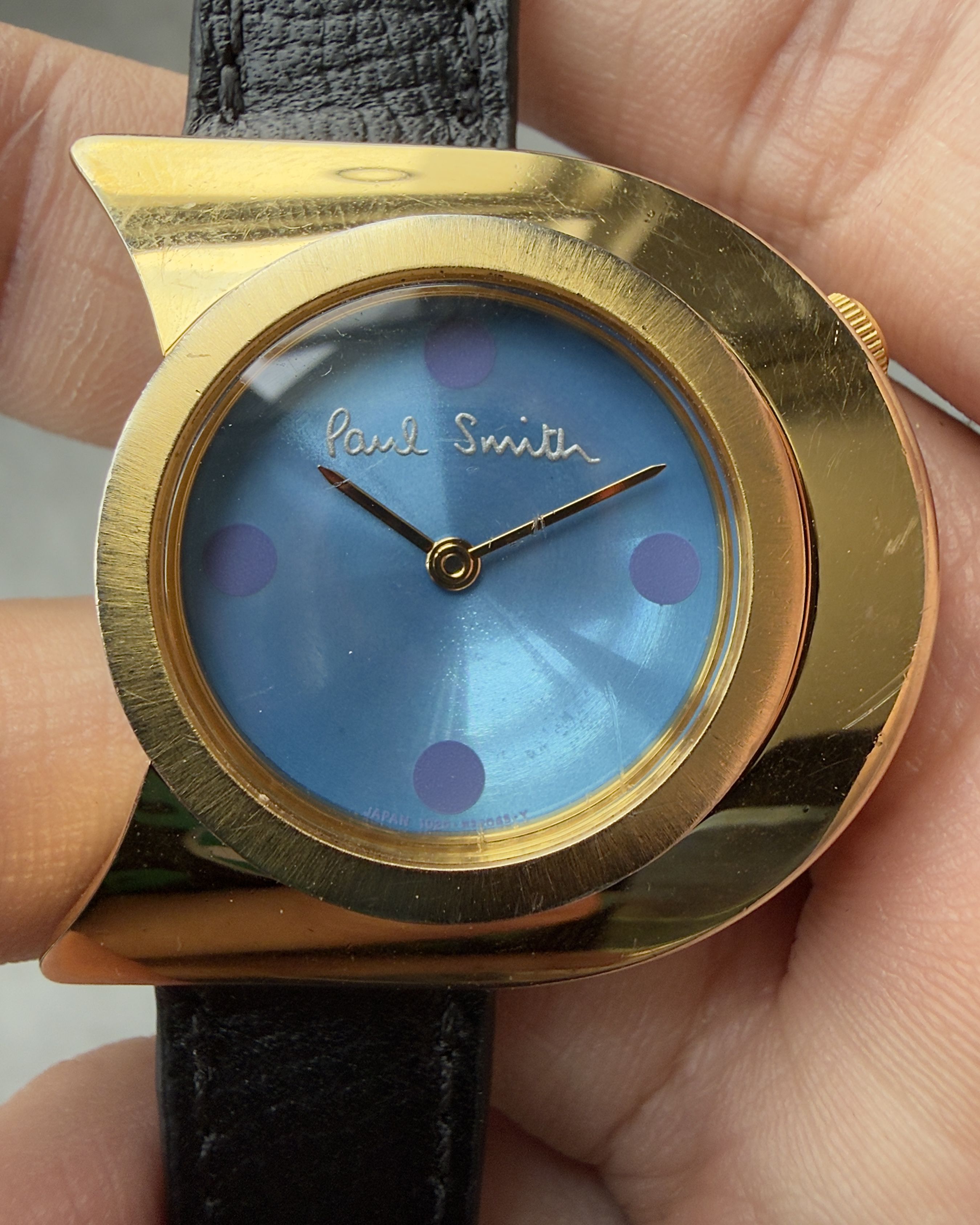PAUL SMITH ASYMMETRIC CASE VINTAGE QUARTZ WATCH