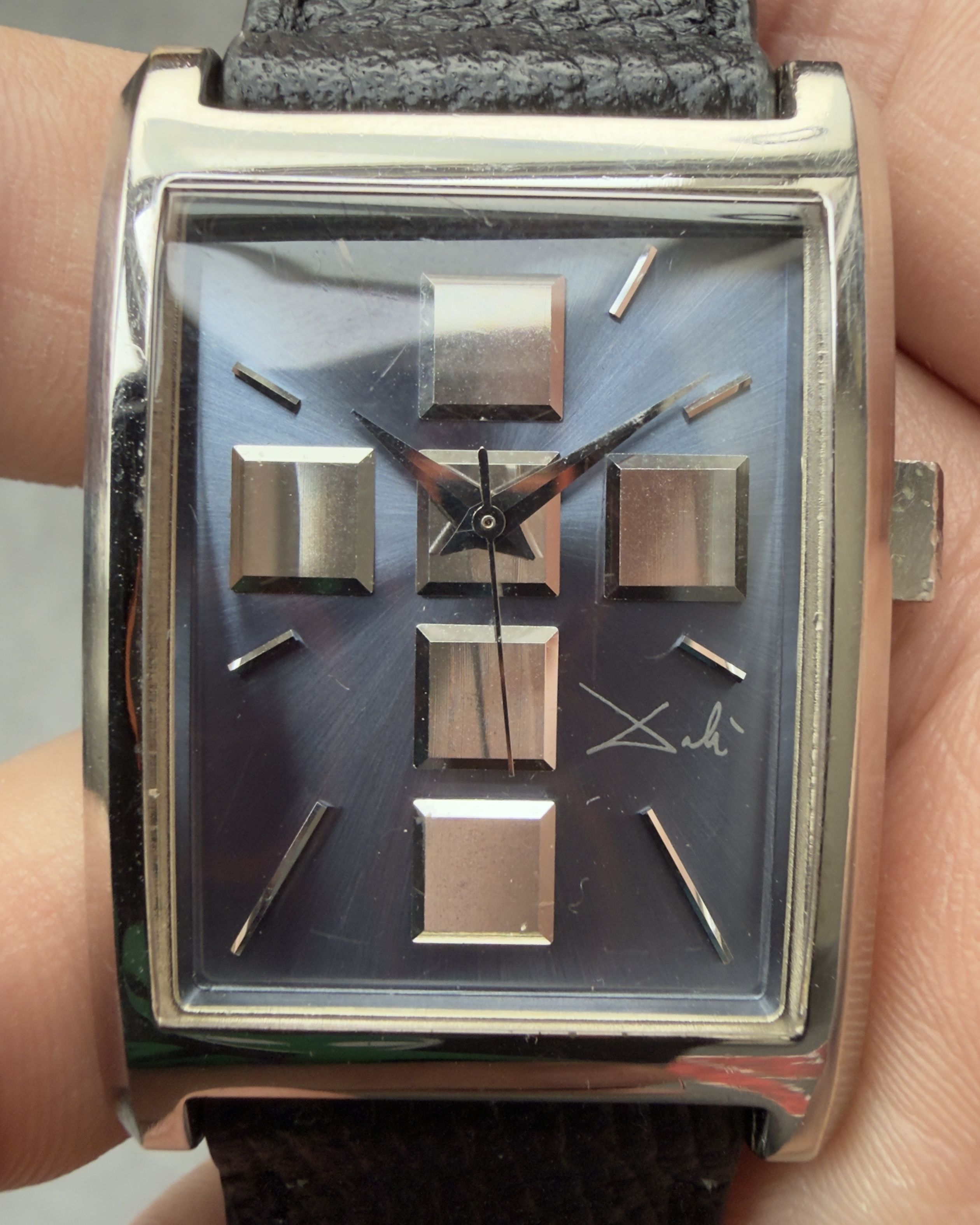 SALVADOR DALI CROSS MOSAIC VINTAGE QUARTZ WATCH