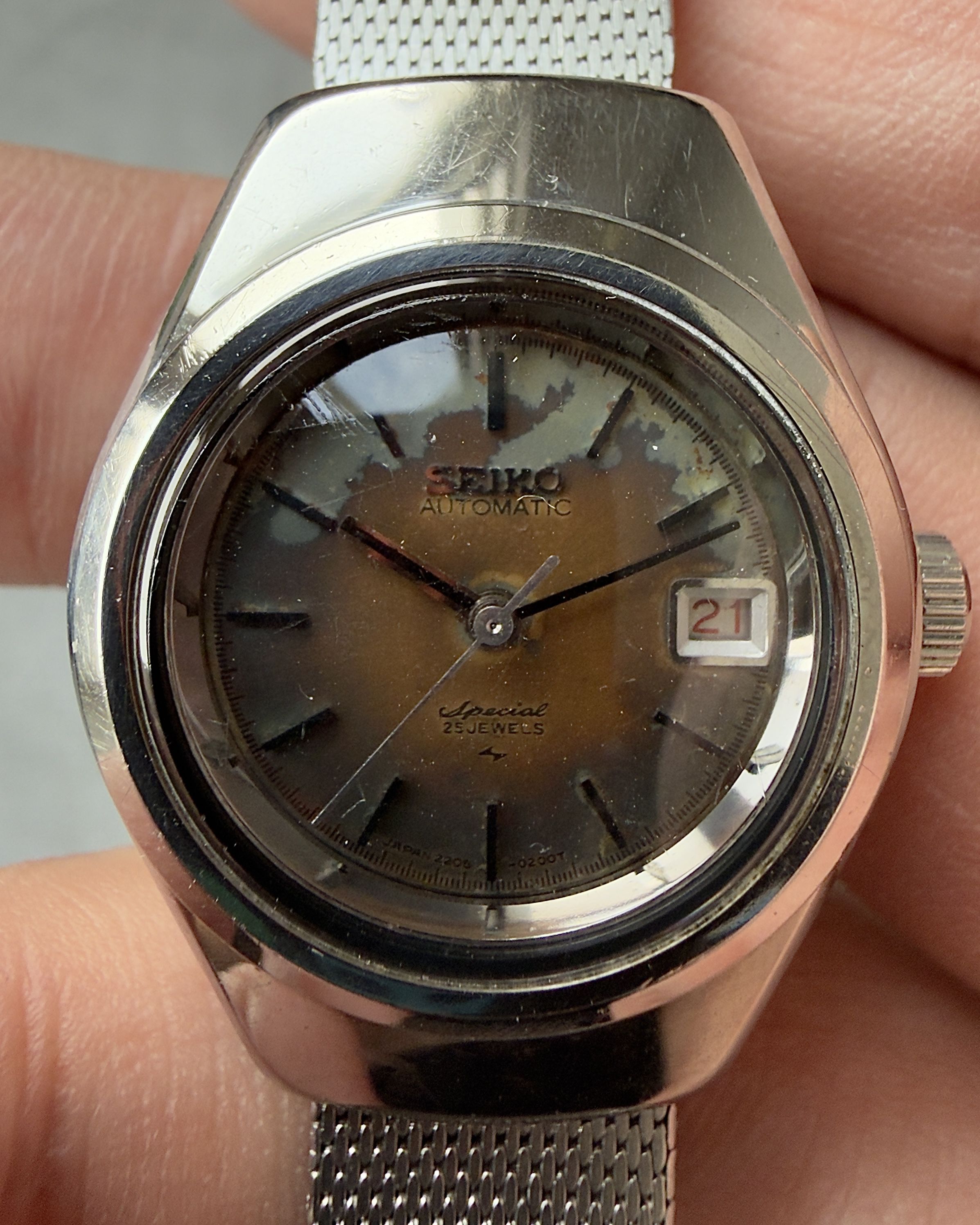 SEIKO AUTOMATIC PATINA SUNSET SPECIAL VINTAGE WATCH