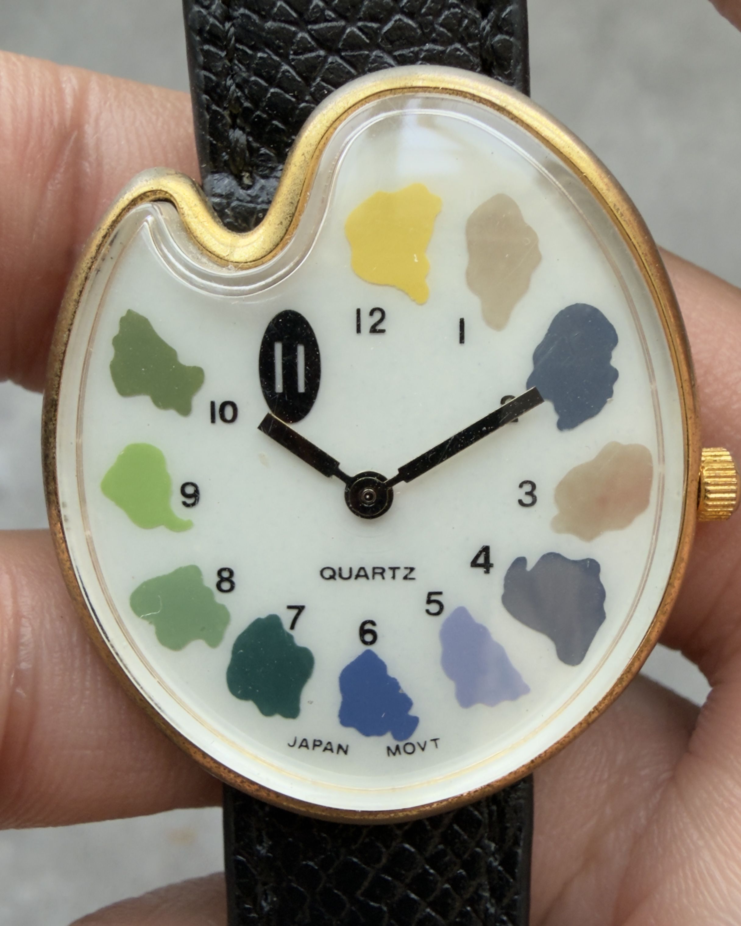 PAINTER&rsquo;S PALETTE VINTAGE QUARTZ WATCH