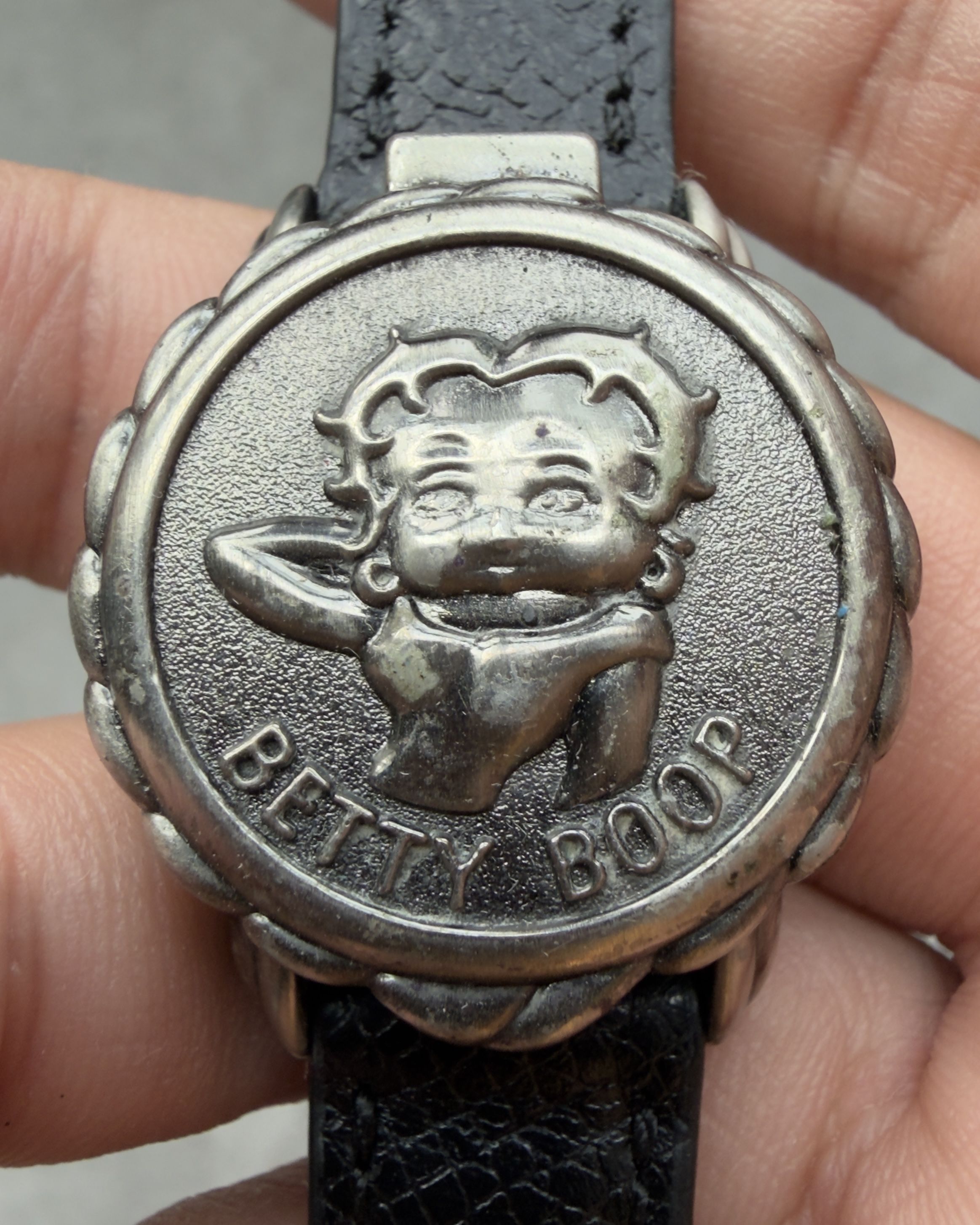 BETTY BOOP MIRROR FLIP VINTAGE QUARTZ WATCH 