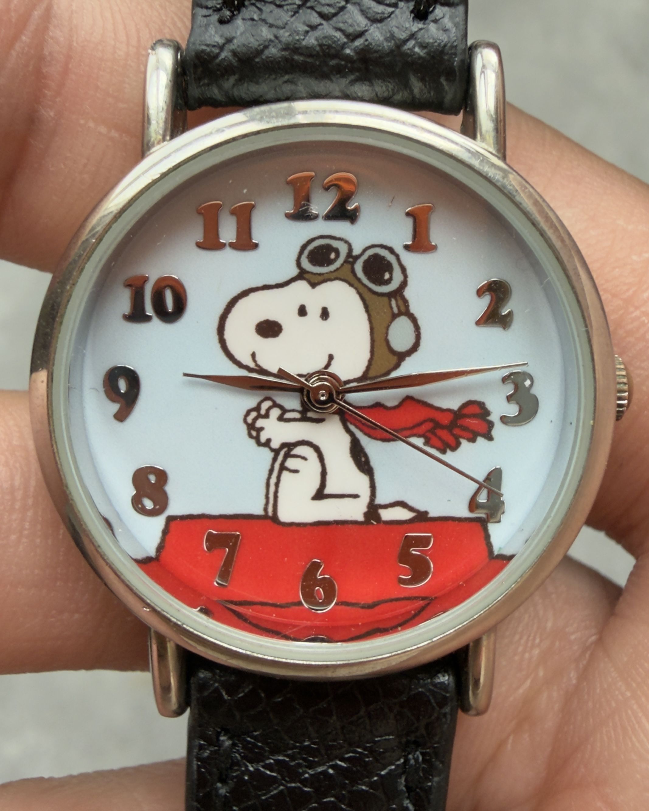 PEANUTS SNOOPY AVIATOR QUARTZ WATCH