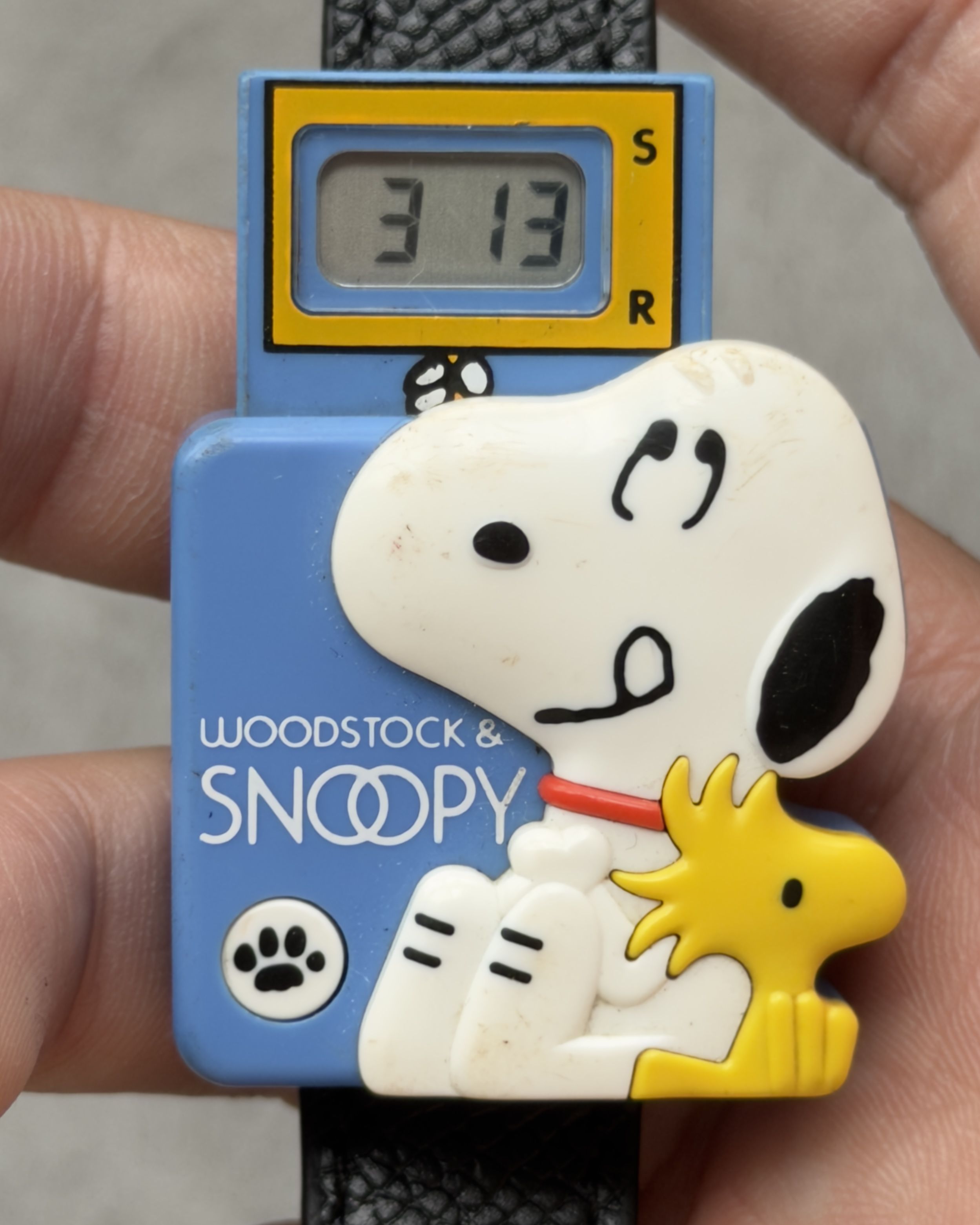 SNOOPY SECRET SCREEN 90S VINTAGE DIGITAL WATCH