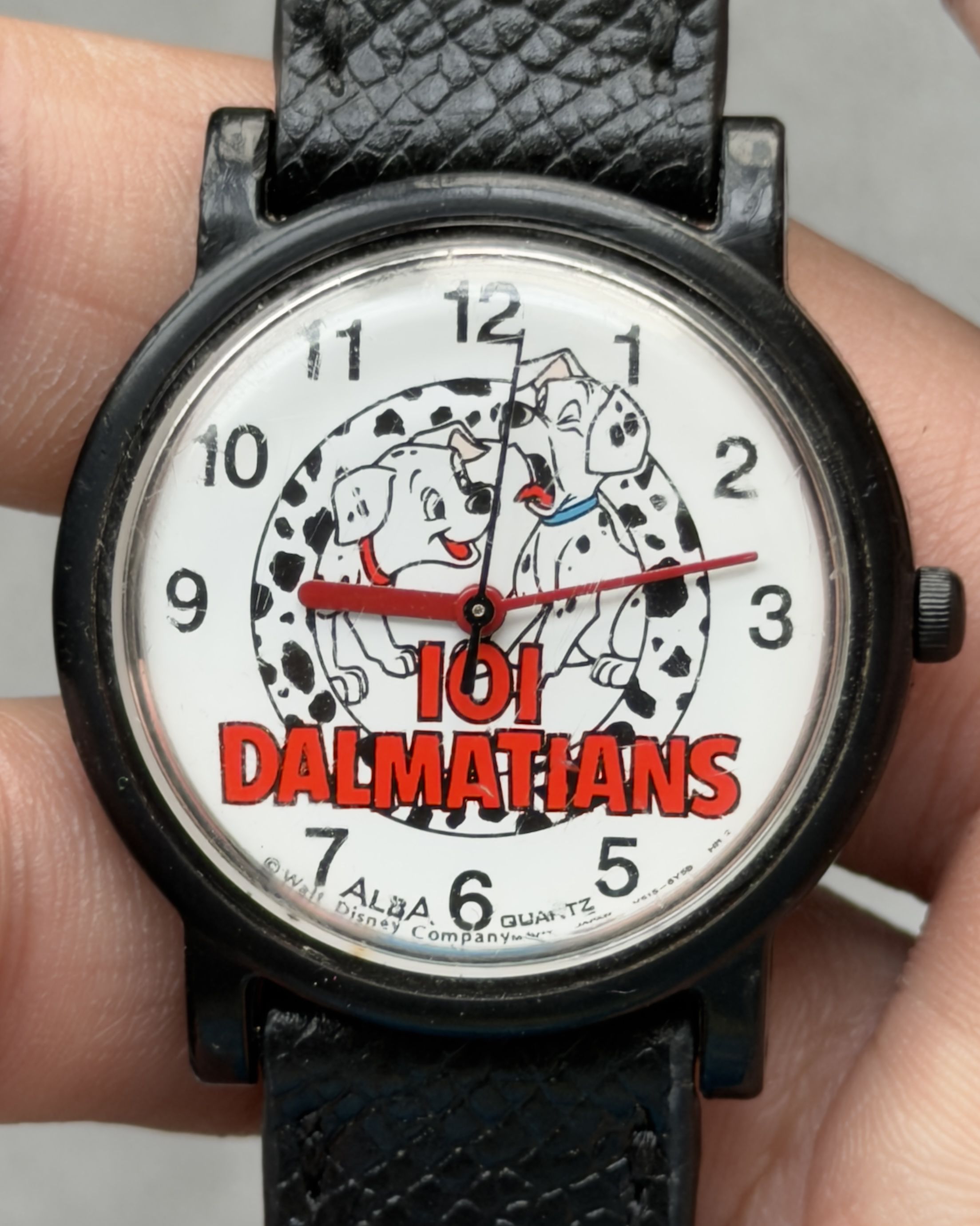 DISNEY DALMATIANS CLASSIC LOGO VINTAGE QUARTZ WATCH