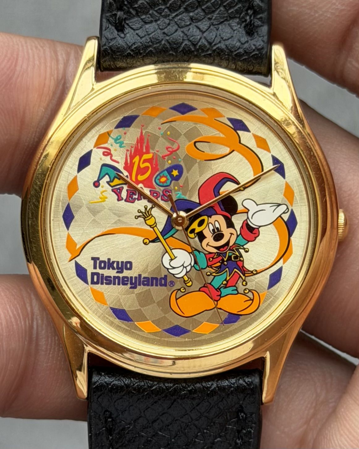 15 YEARS DISNEYLAND VINTAGE QUARTZ WATCH
