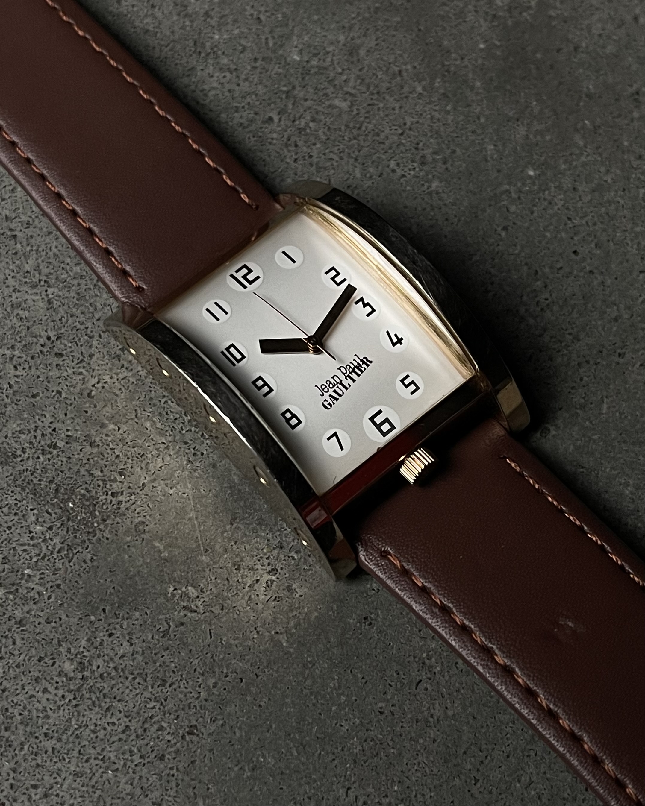 JEAN PAUL GAULTIER HALF-CYLINDER TANK QUARTZ WATCH | Artizen Store