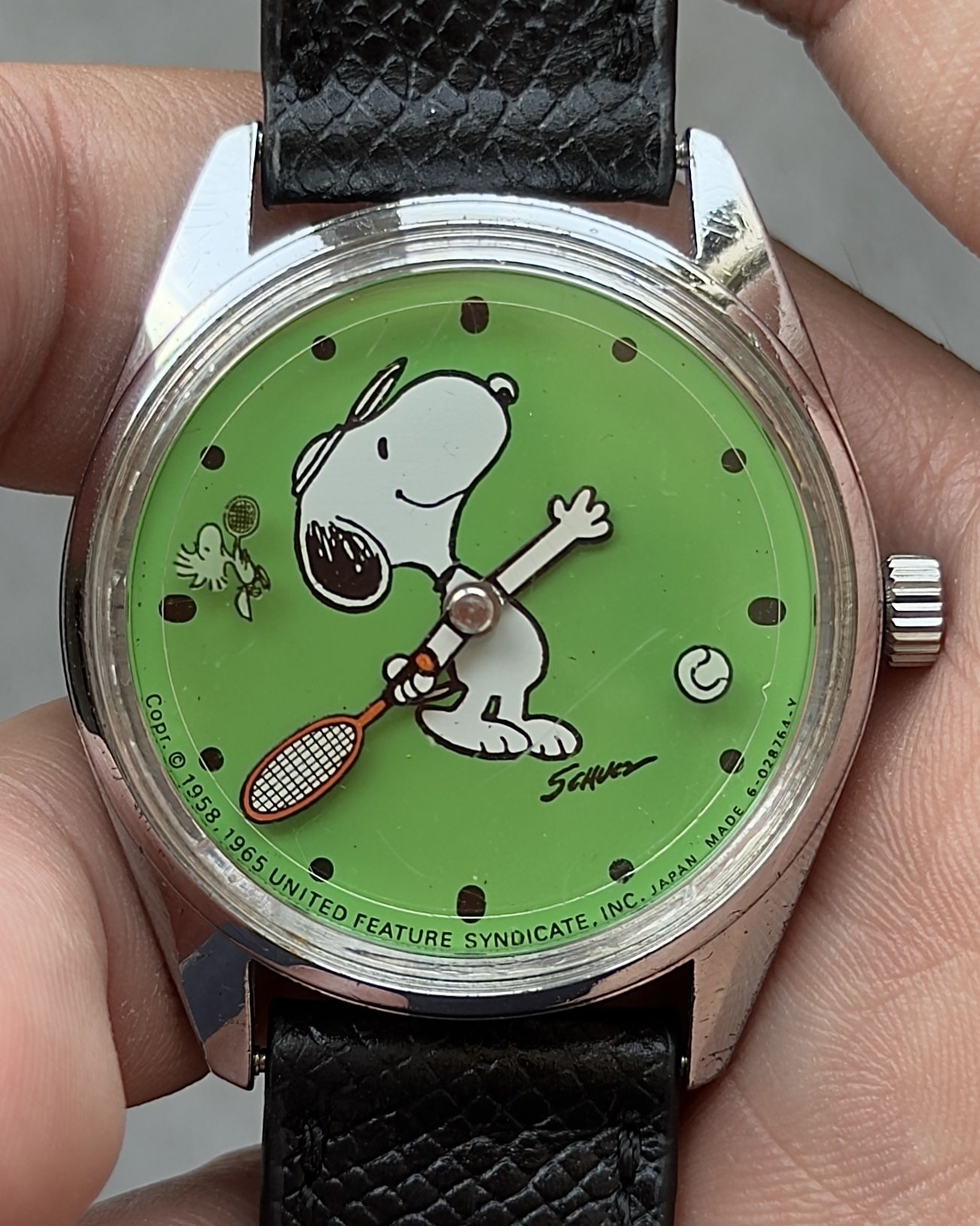 CITIZEN x SNOOPY TENNIS MANUAL WINDING WATCH