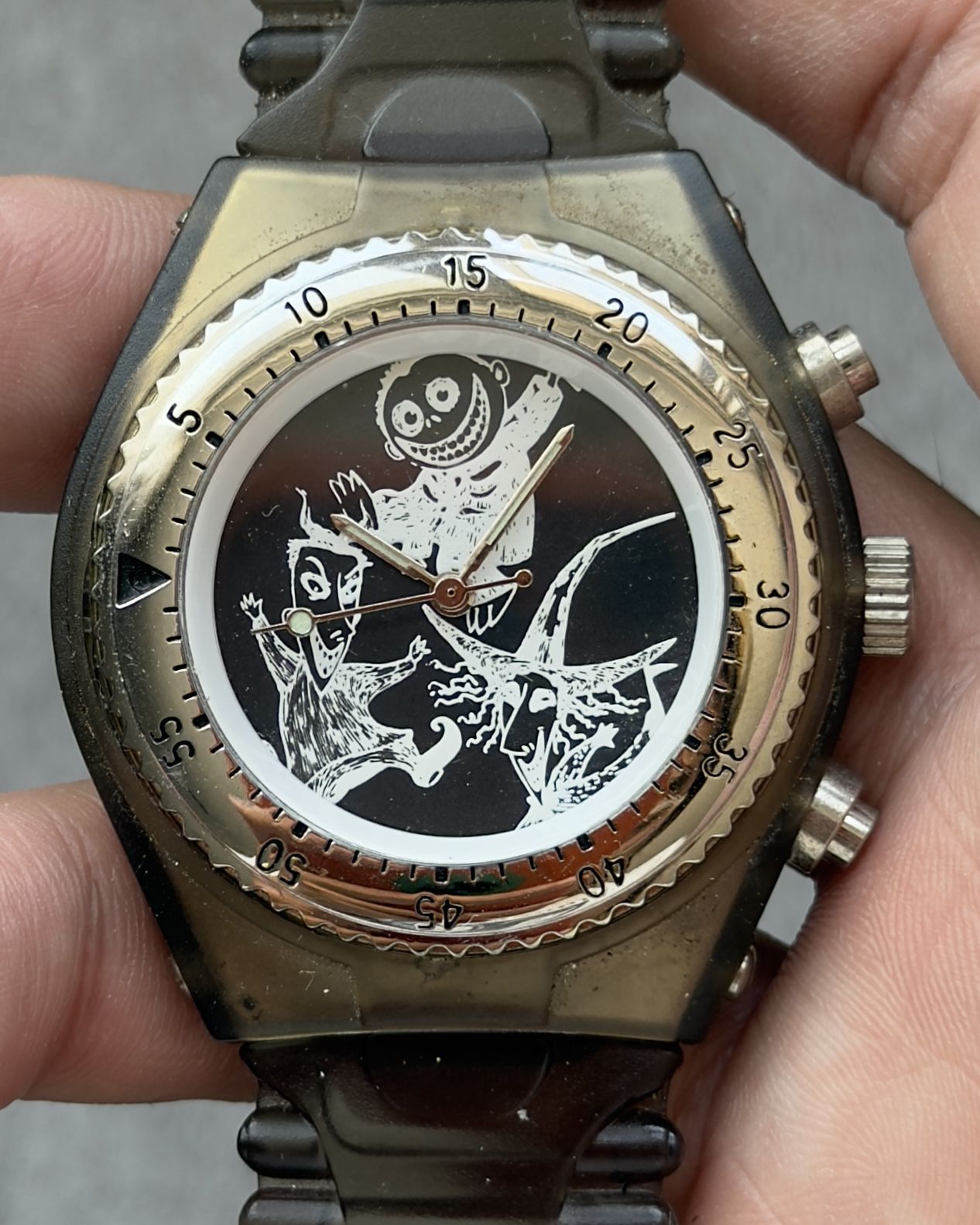 TIM BURTON GOTHIC VINTAGE QUARTZ WATCH