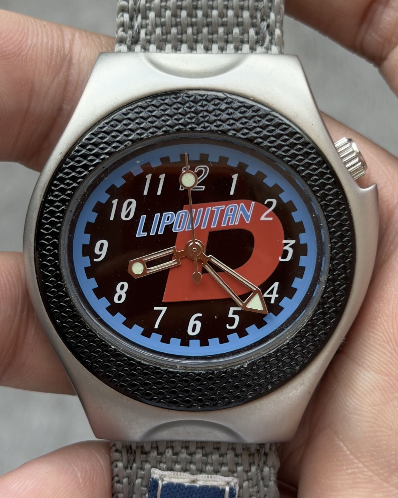 LIPOVITAN D SPORT DESIGN VINTAGE QUARTZ WATCH