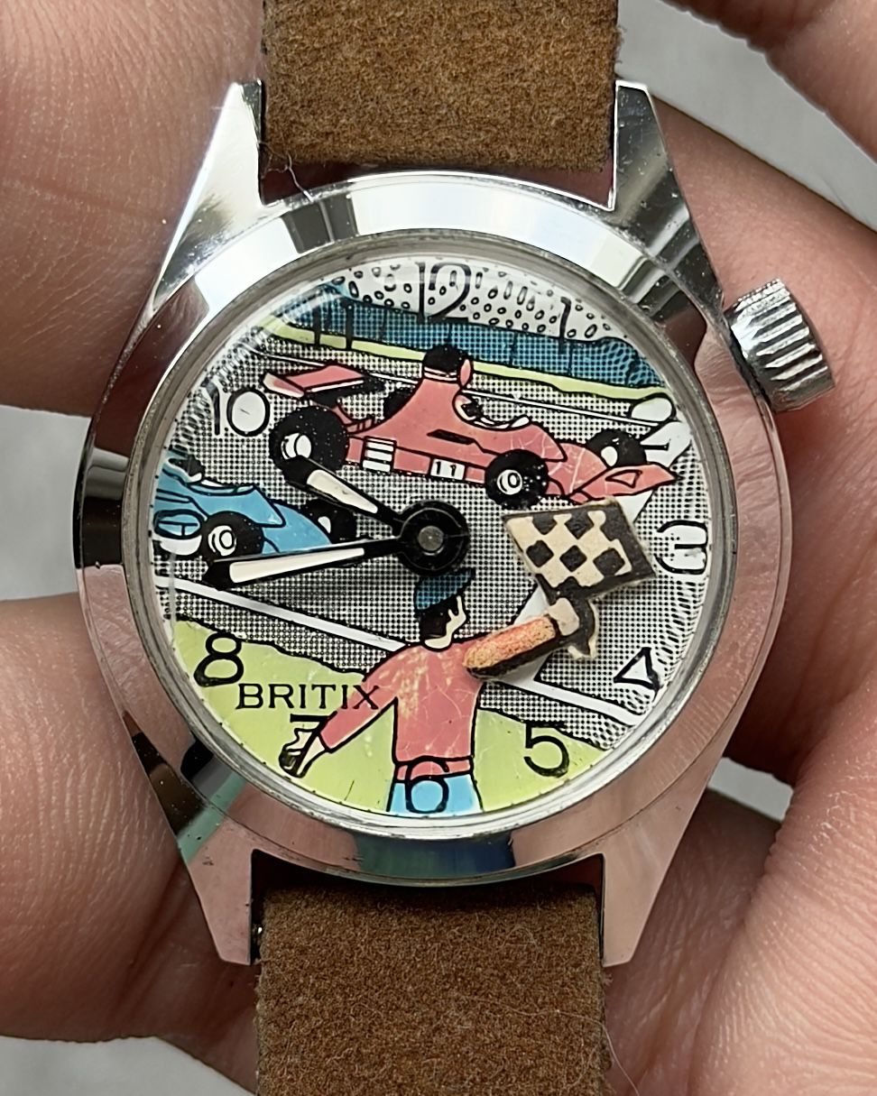 BRITIX RACE SCENCE MANUAL WINDING VINTAGE WATCH 