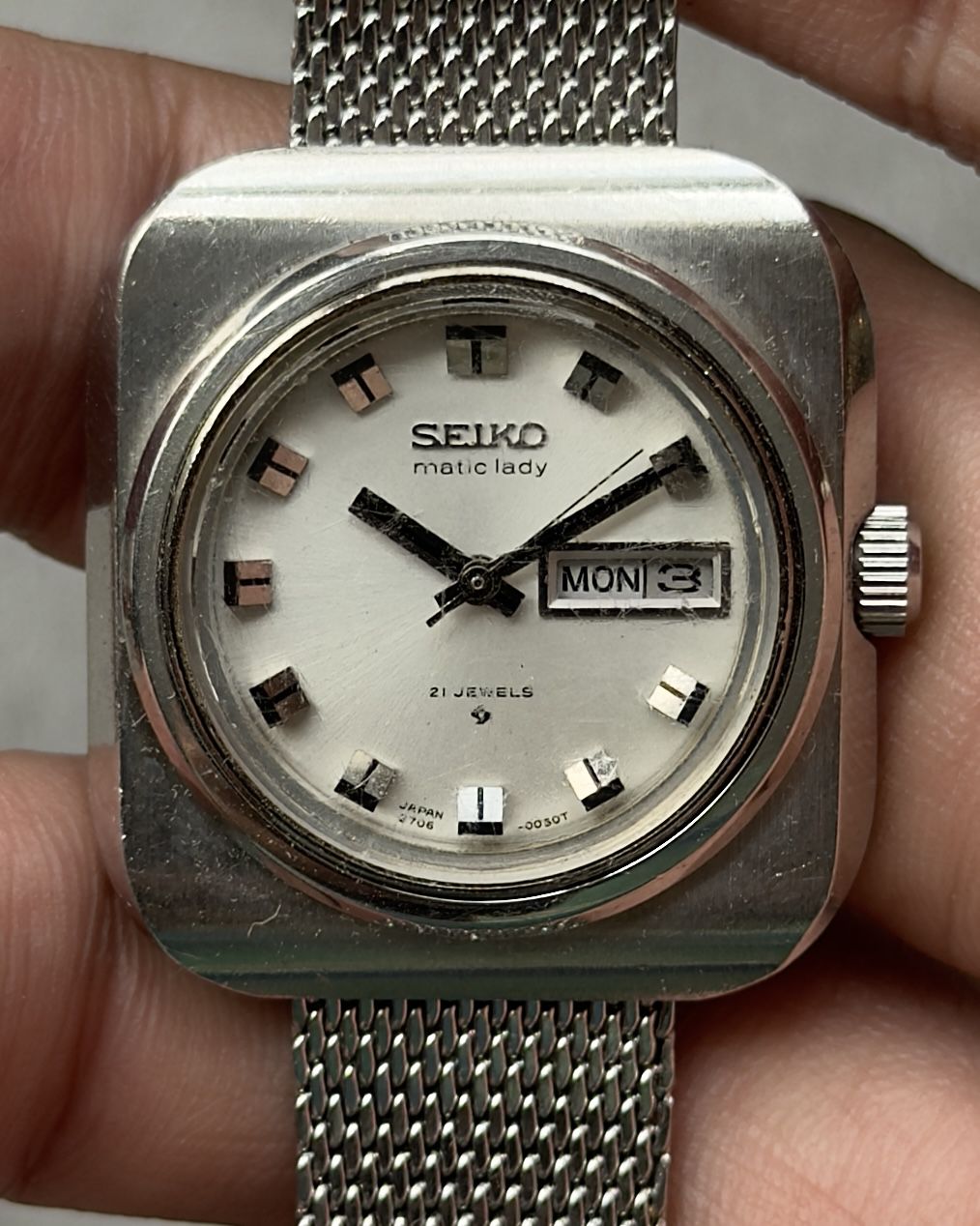 SEIKO MATIC LADY 21J VINTAGE WATCH 