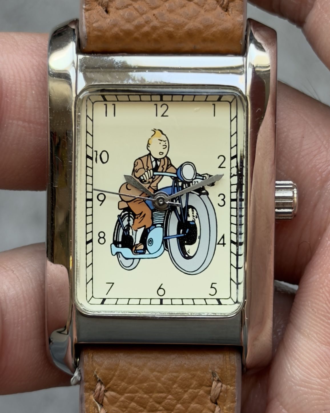 CITIME BIKER TINTIN VINTAGE QUARTZ WATCH 
