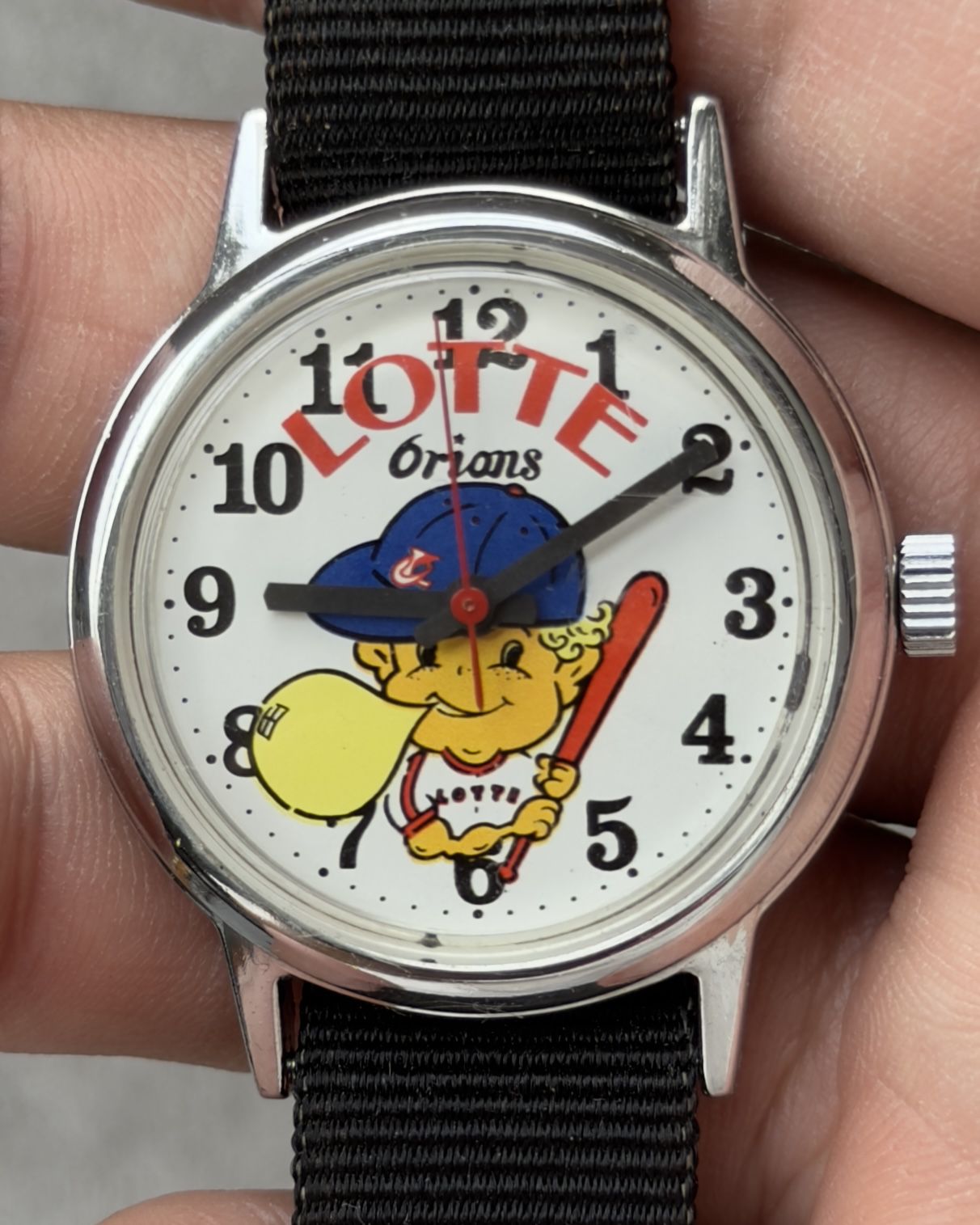 LOTTE ORIONS BASEBALL MANUAL WINDING WATCH