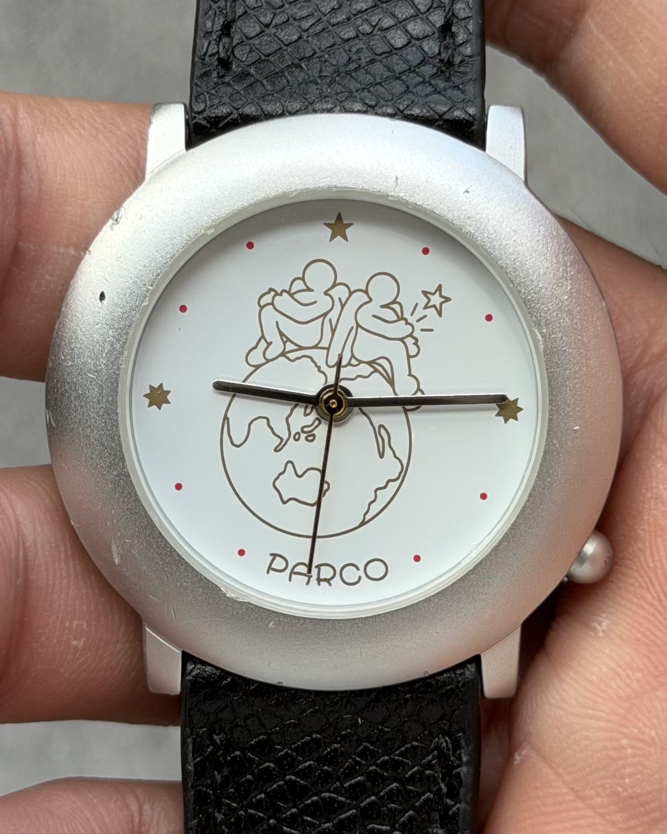 PARCO EARTH & ANGEL VINTAGE QUARTZ WATCH