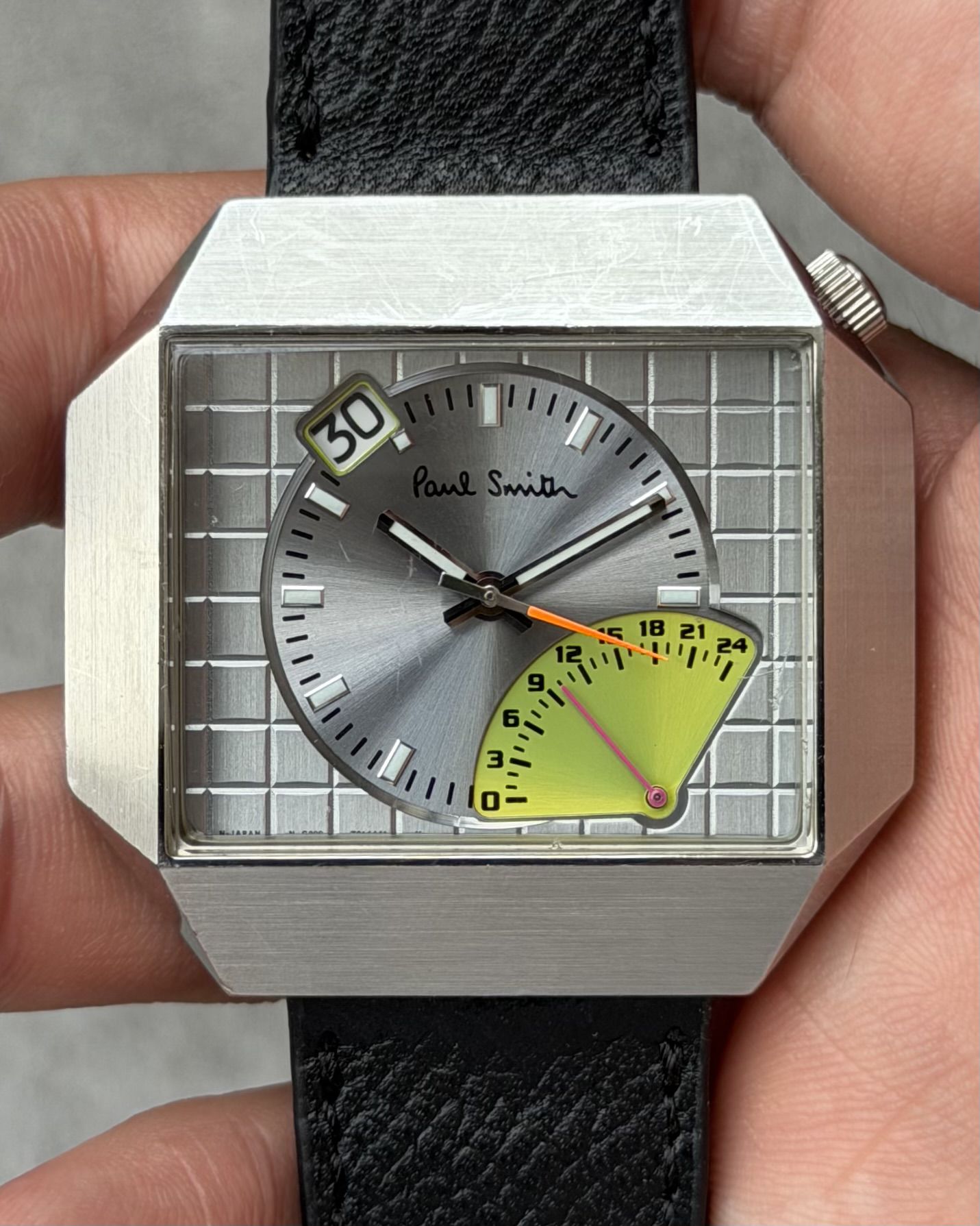 PAUL SMITH INDUSTRIAL SECTOR DIAL VINTAGE QUARTZ WATCH