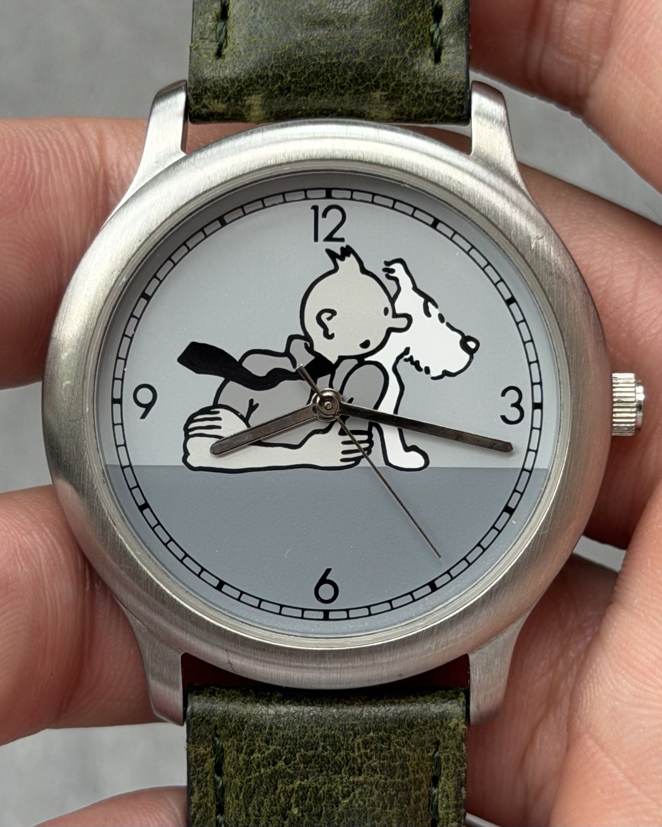  CITIME TINTIN & SNOWY VINTAGE QUARTZ WATCH 