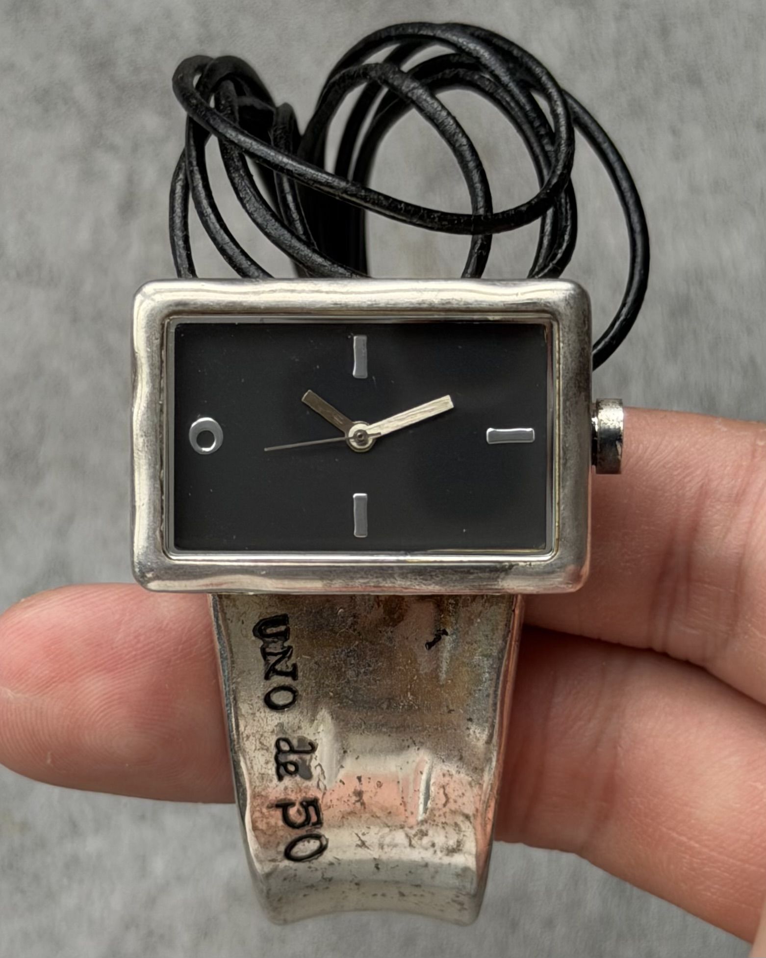UNO de 50 ARTISAN CUFF VINTAGE QUARTZ WATCH 
