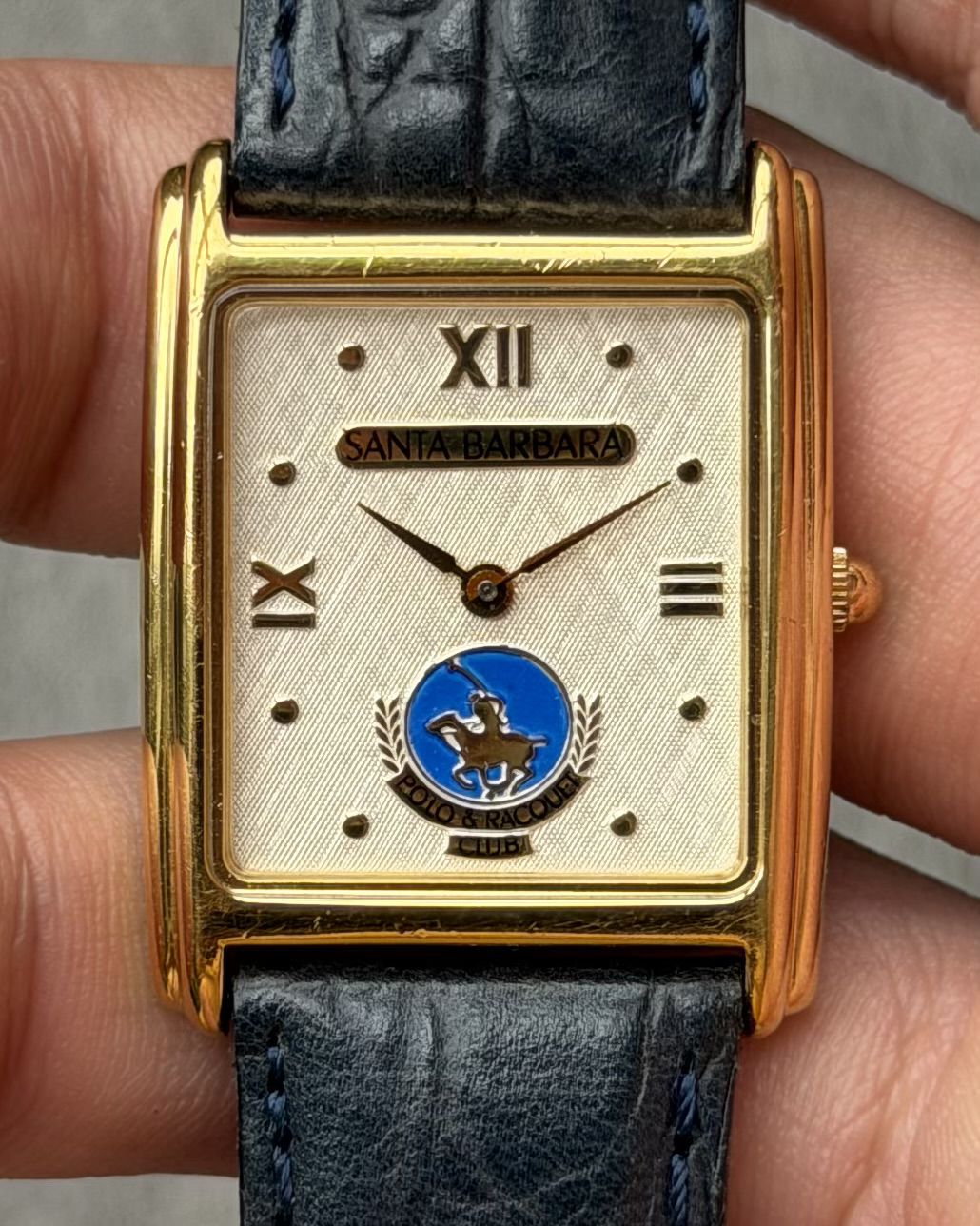 SANTA BARBARA POLO & RACQUET CLUB VINTAGE QUARTZ WATCH 